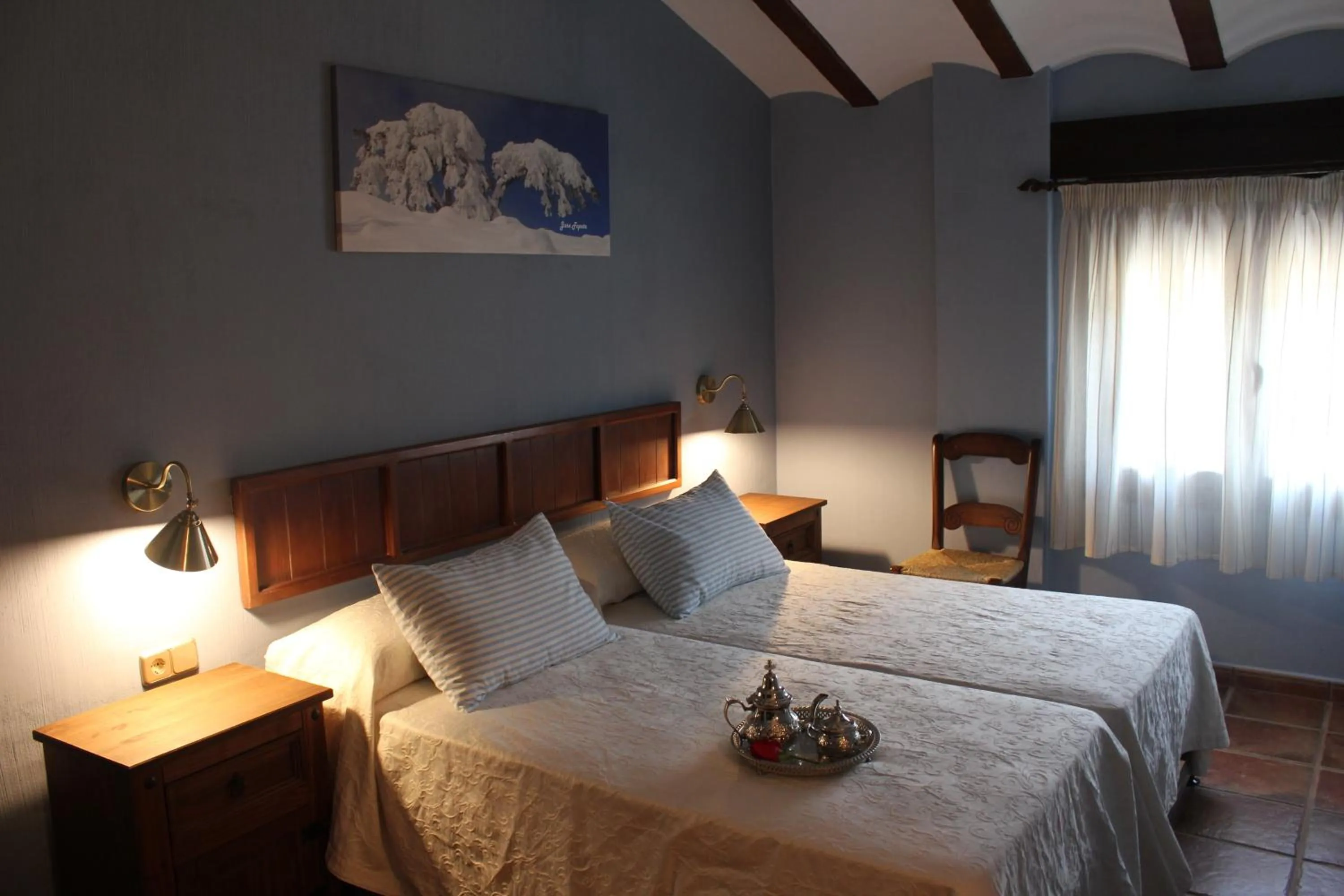 Bedroom, Bed in Hotel Rural Valle del Turrilla - Cazorlatur