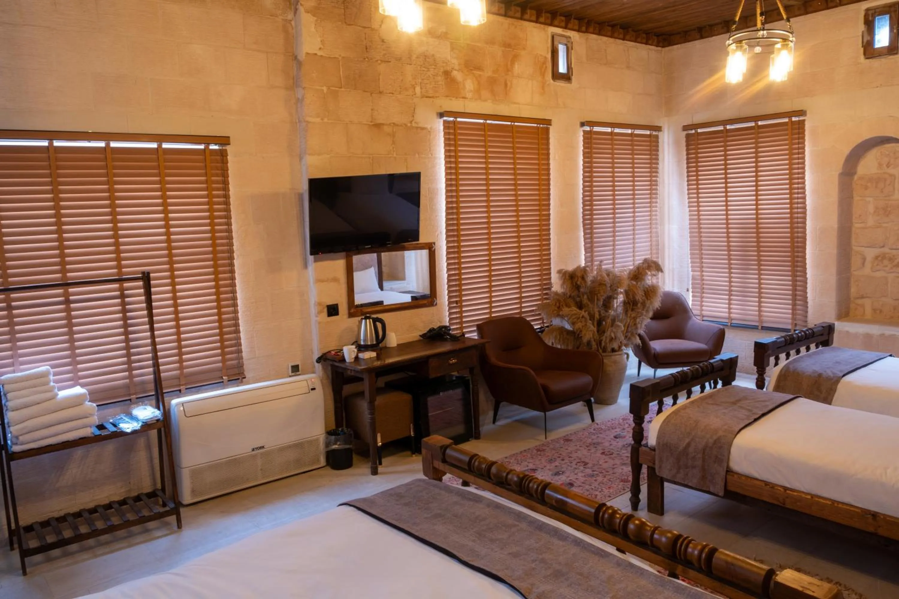 Bed in Marvel Hotel Mardin