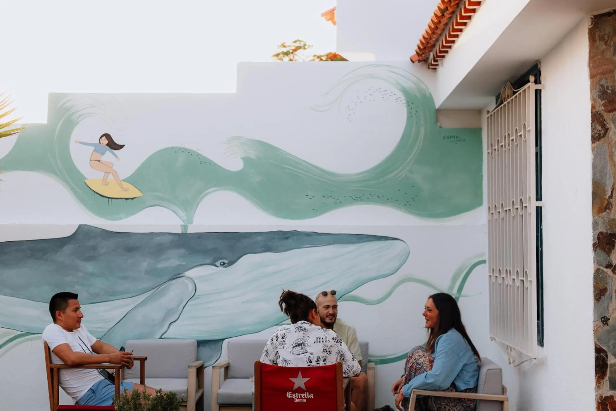 Balcony/Terrace in Endless Summer Hostel