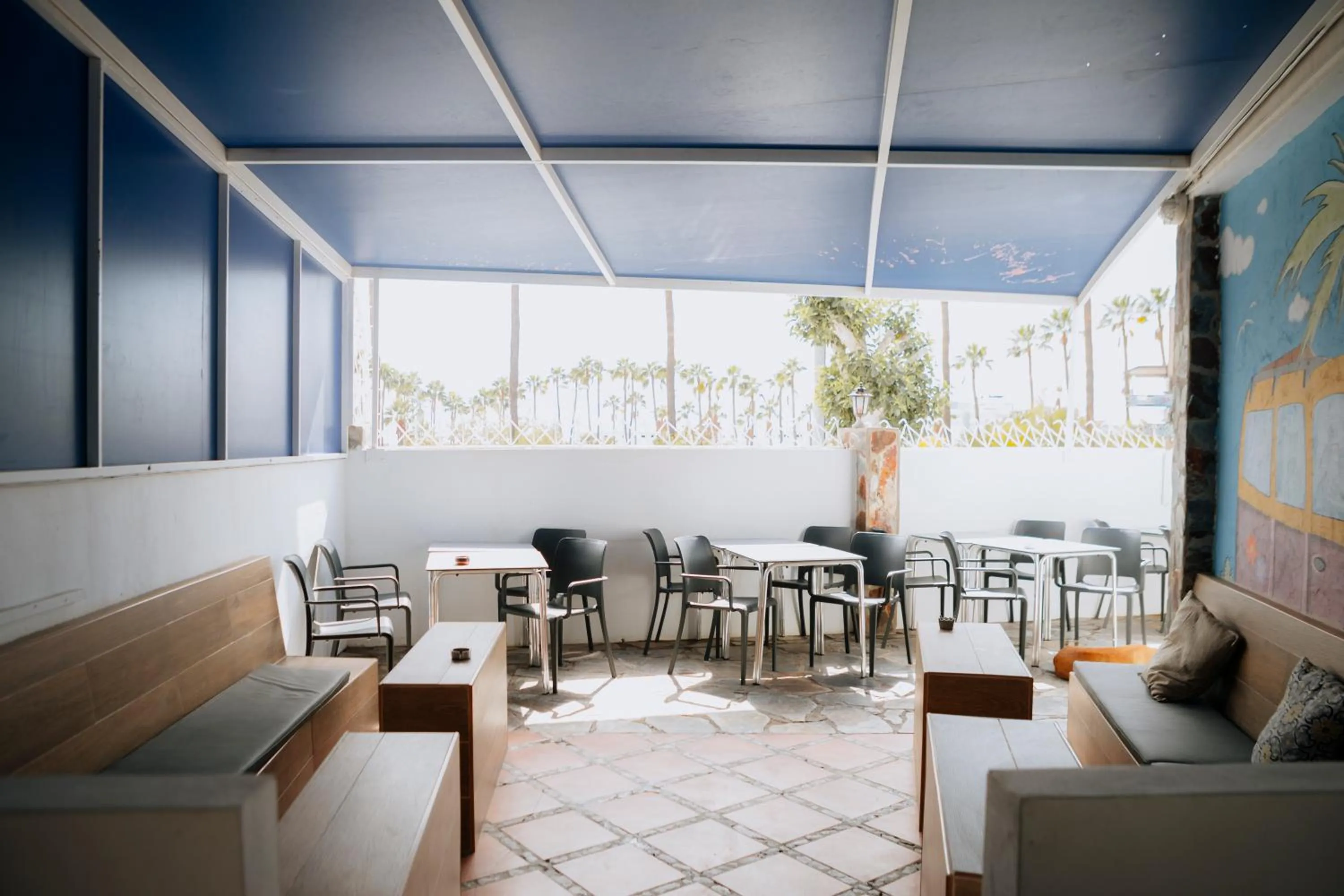 Balcony/Terrace in Endless Summer Hostel