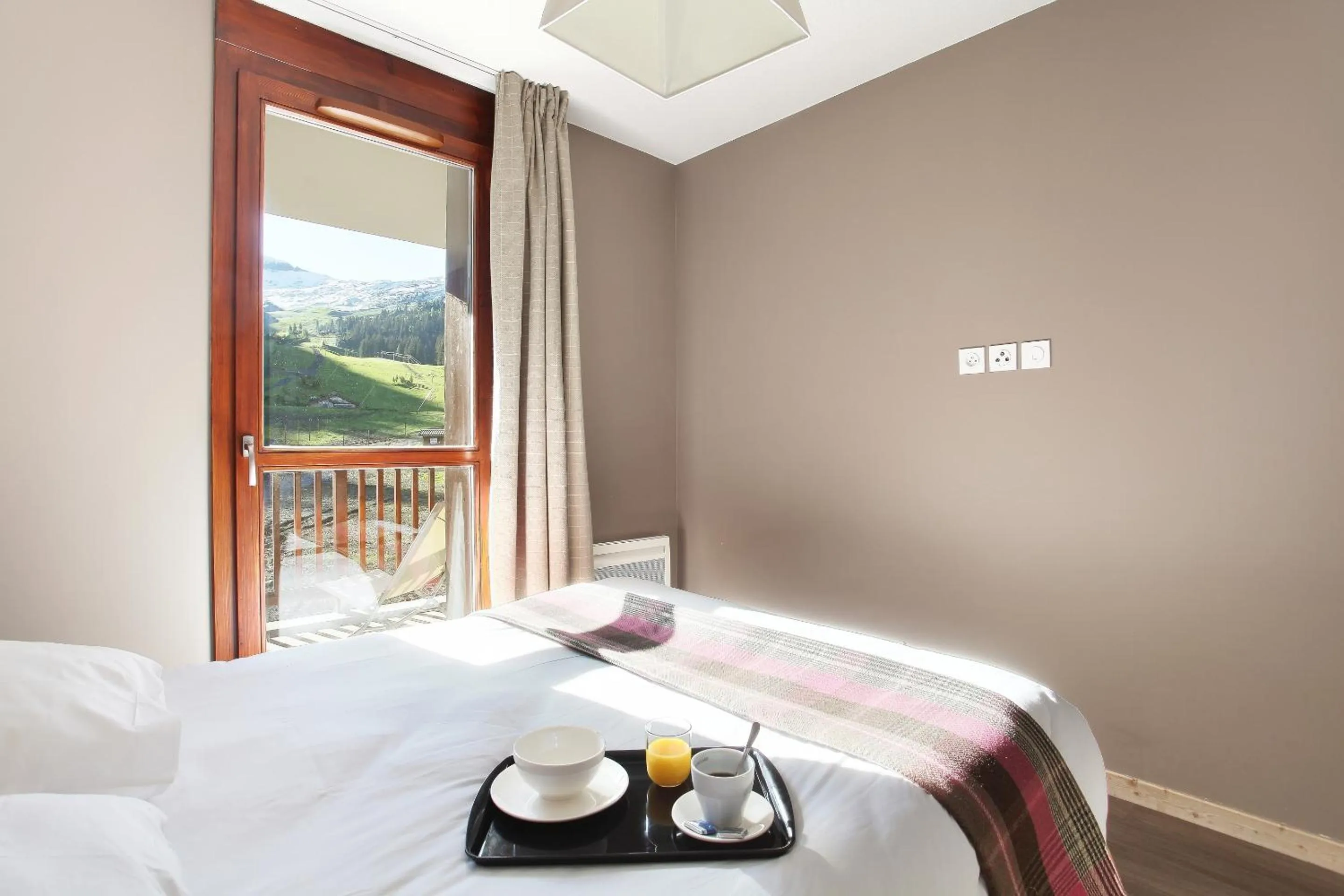 Bedroom, Bed in Résidence Odalys Le Panoramic