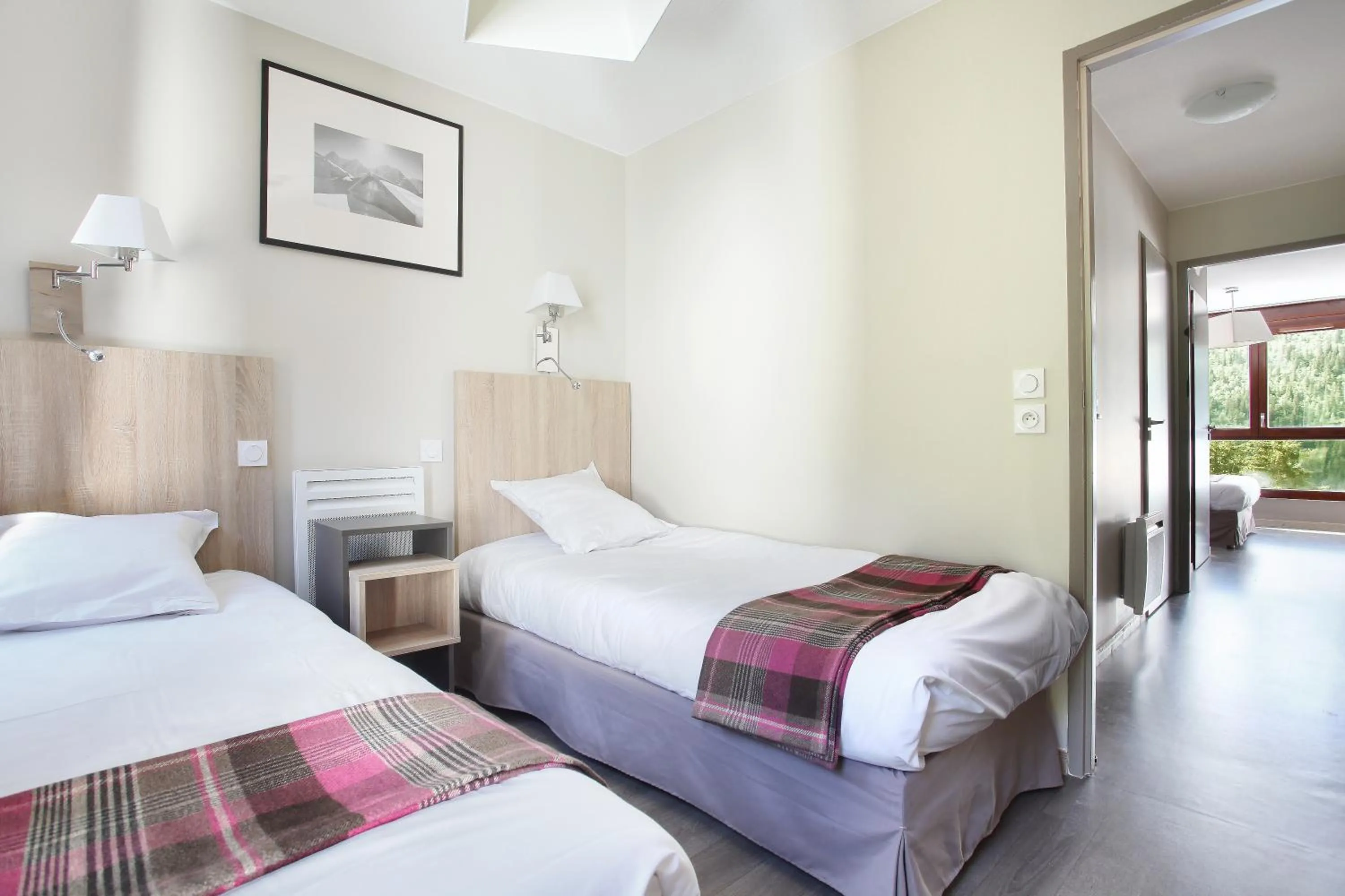 Bed in Résidence Odalys Le Panoramic