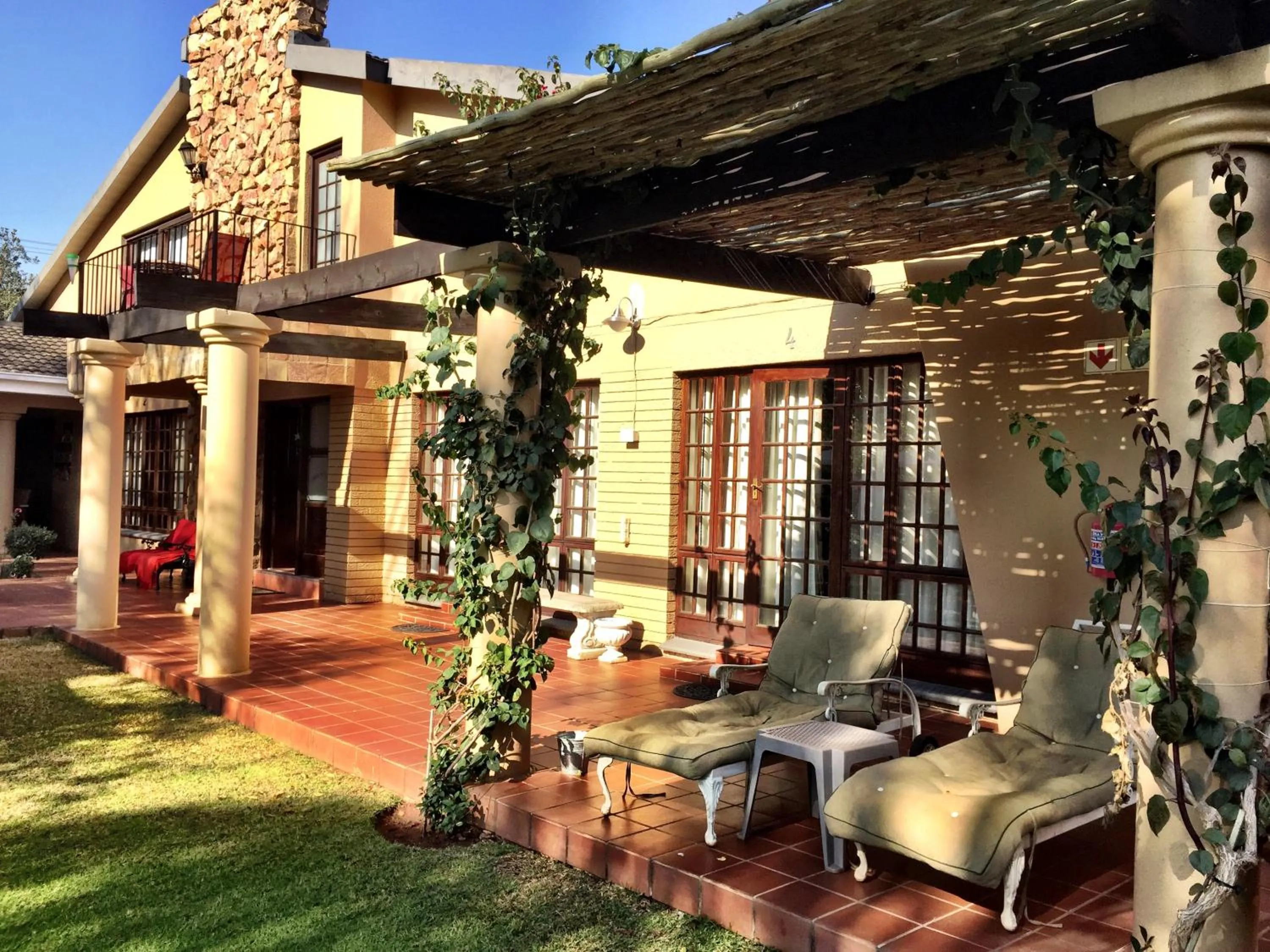 Garden view in MacGregors Guest House