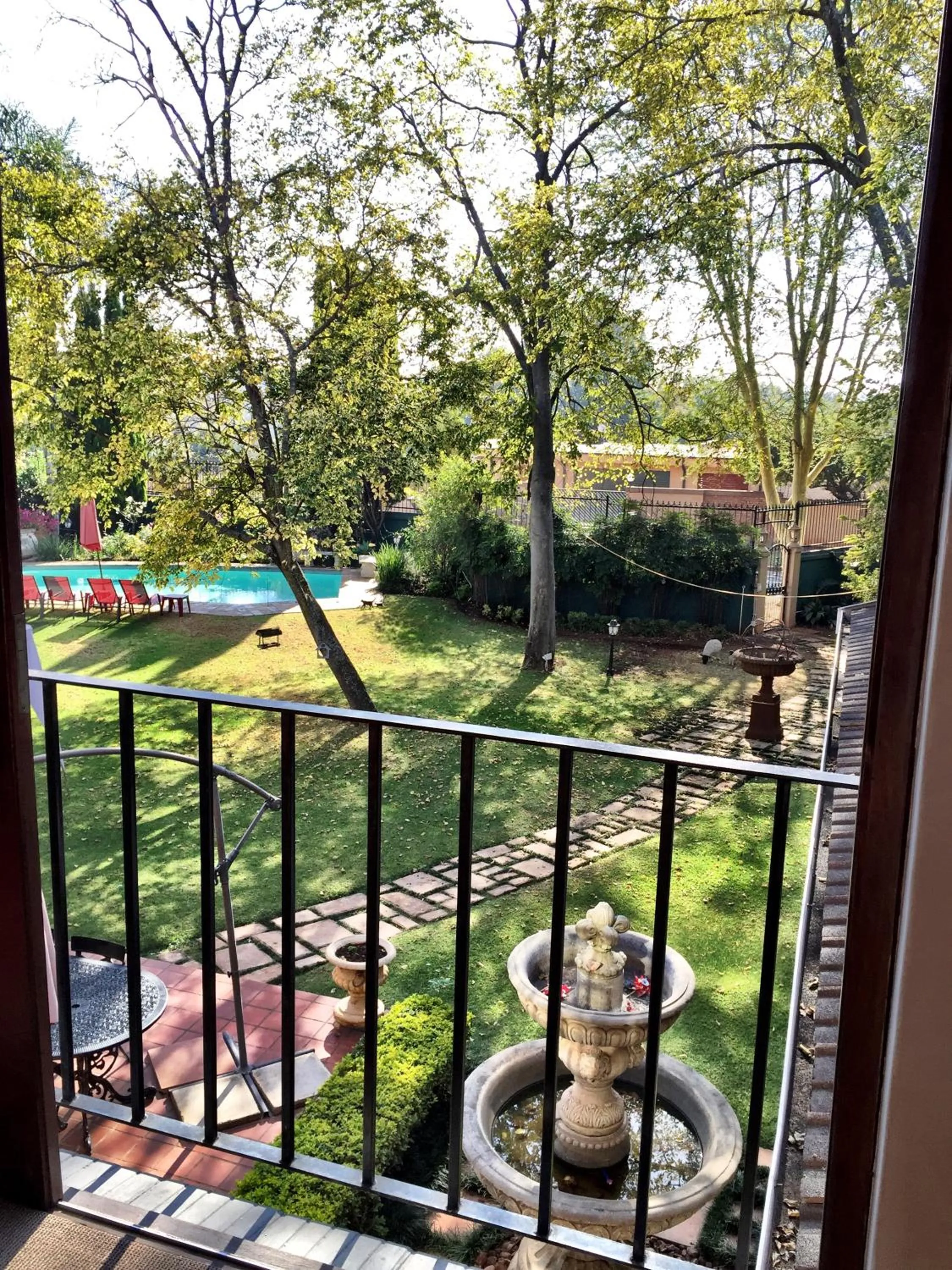 Garden view in MacGregors Guest House