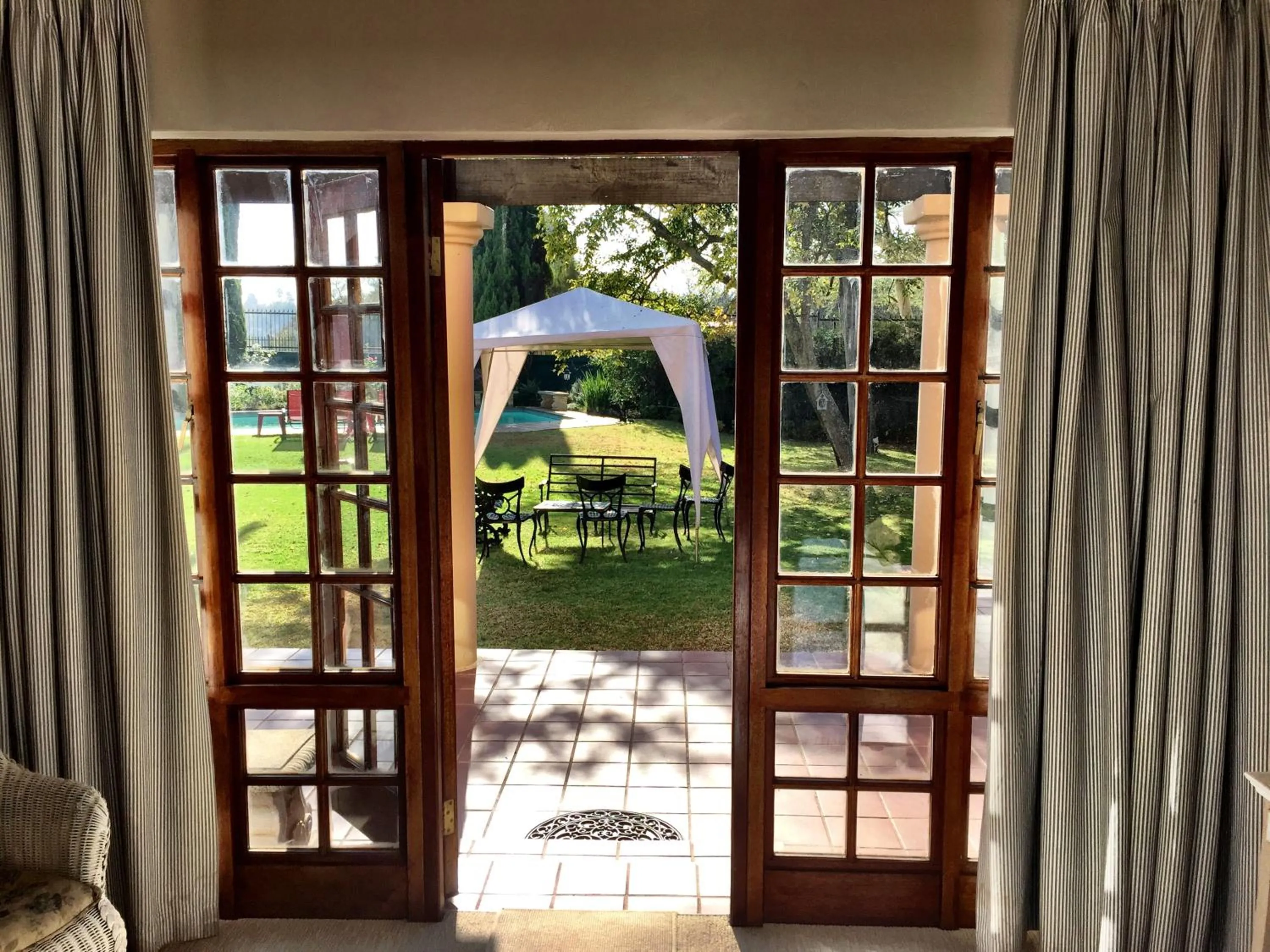 Garden view in MacGregors Guest House