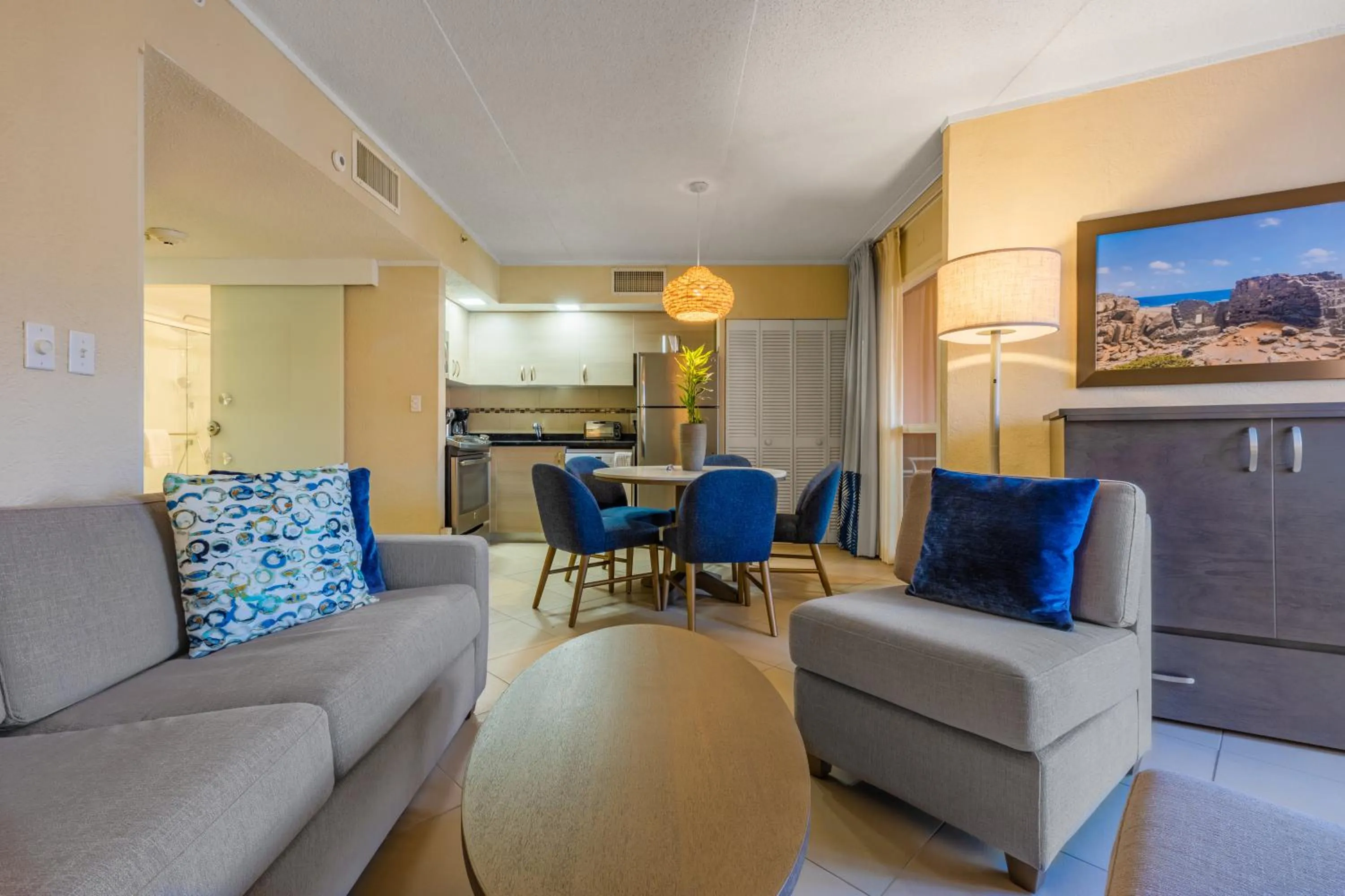 Living room in Playa Linda Beach Resort