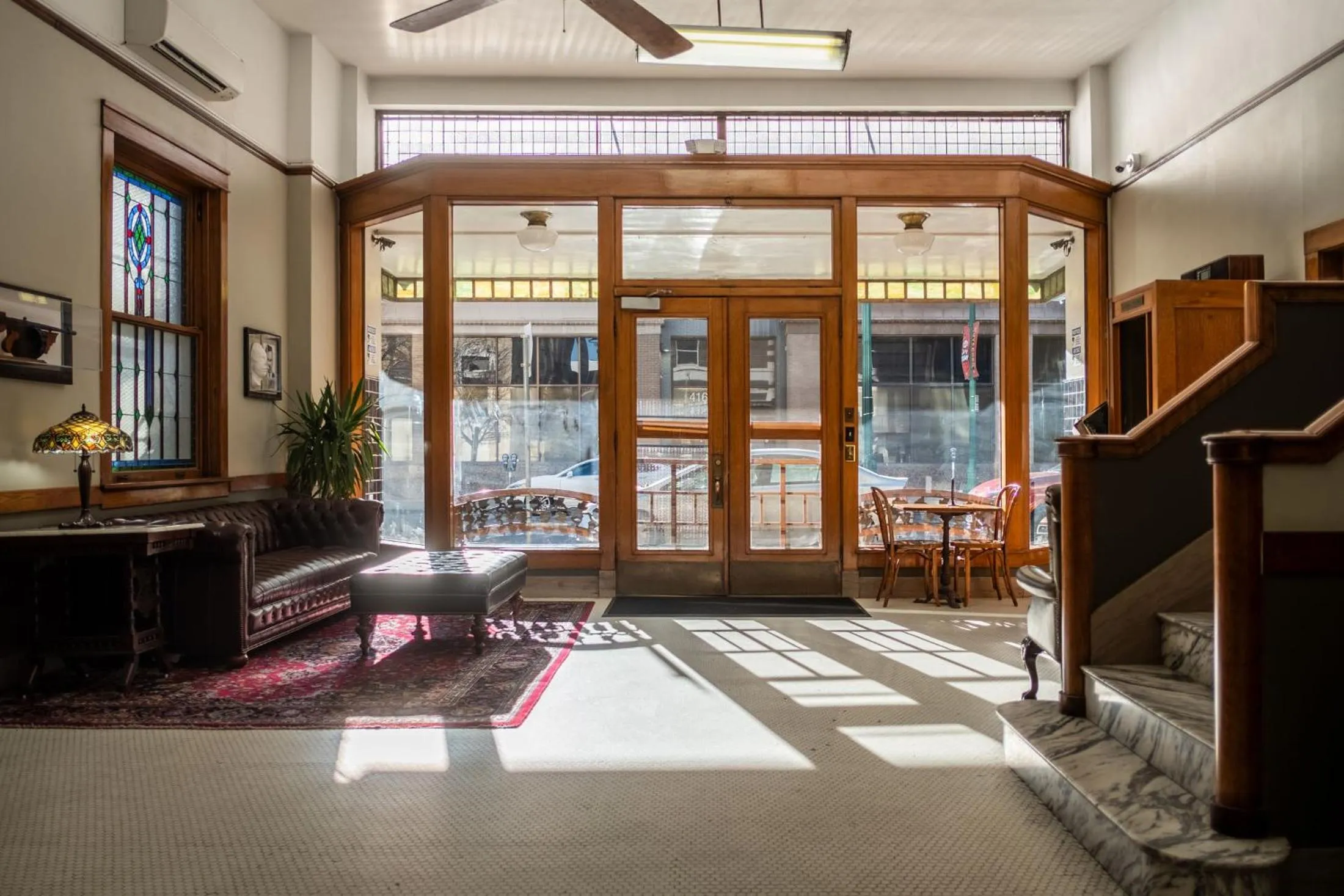 Lobby or reception in Gardner Hotel & Hostel