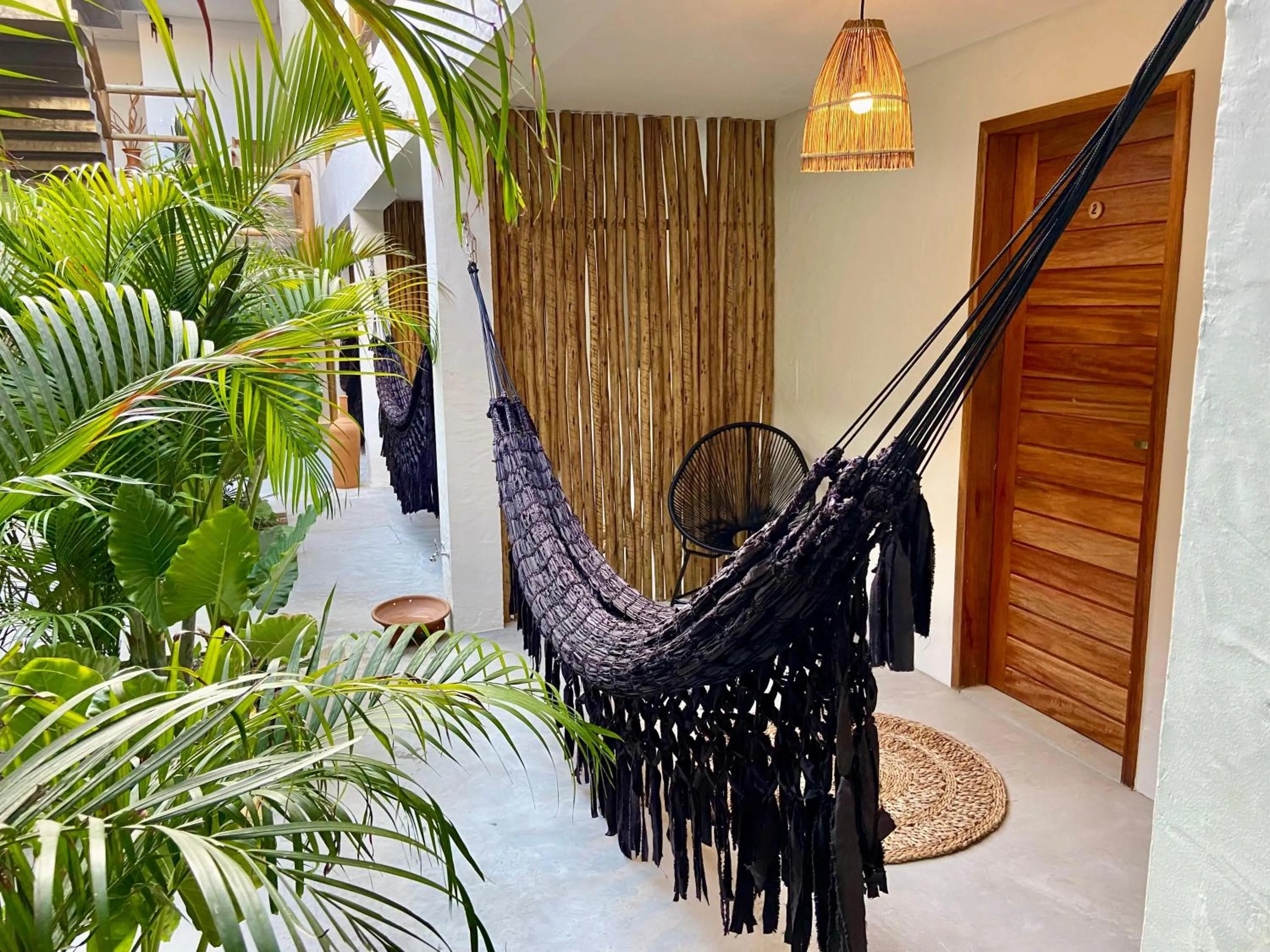 Patio in Pousada Baobá