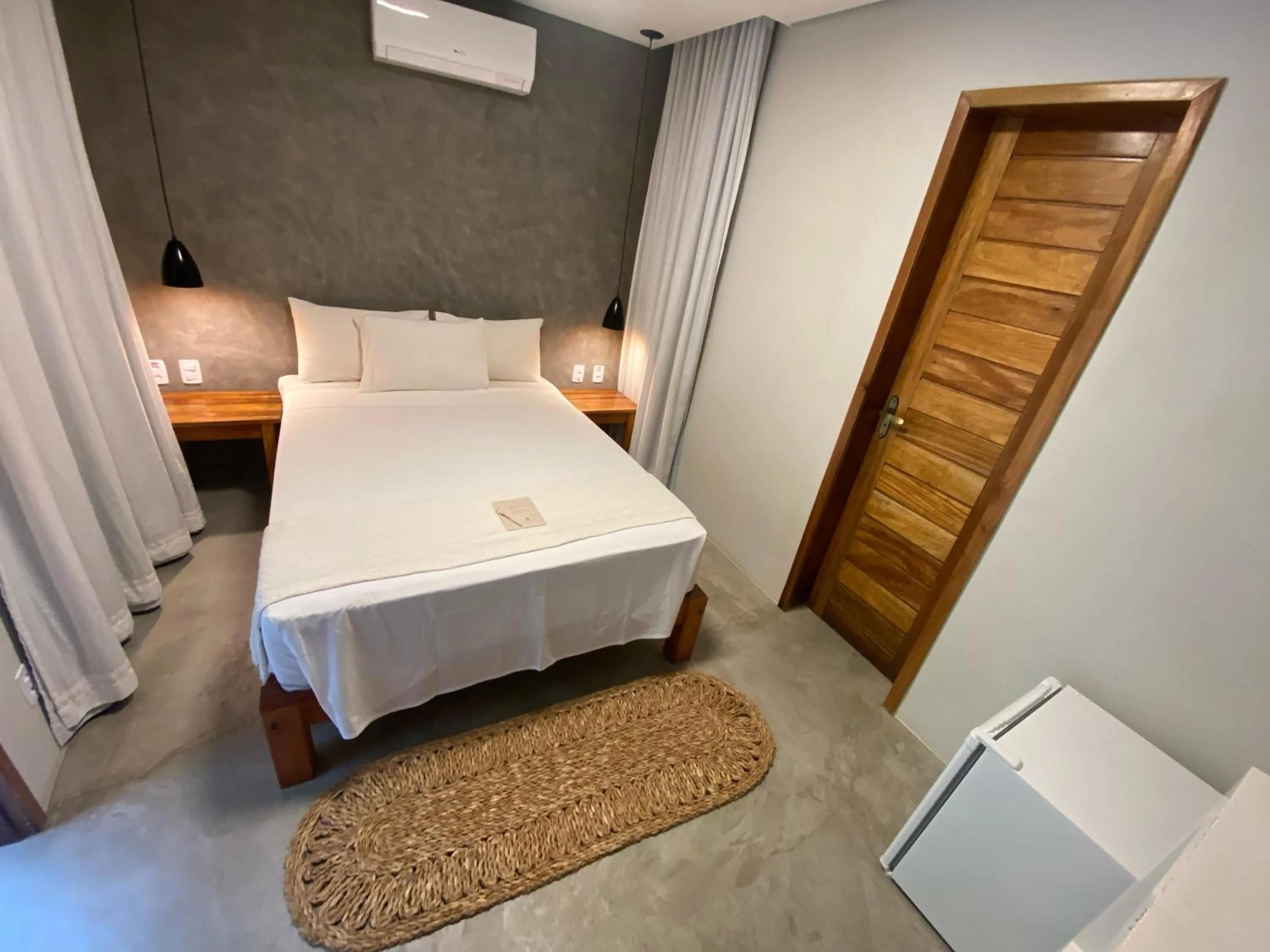 Bed in Pousada Baobá