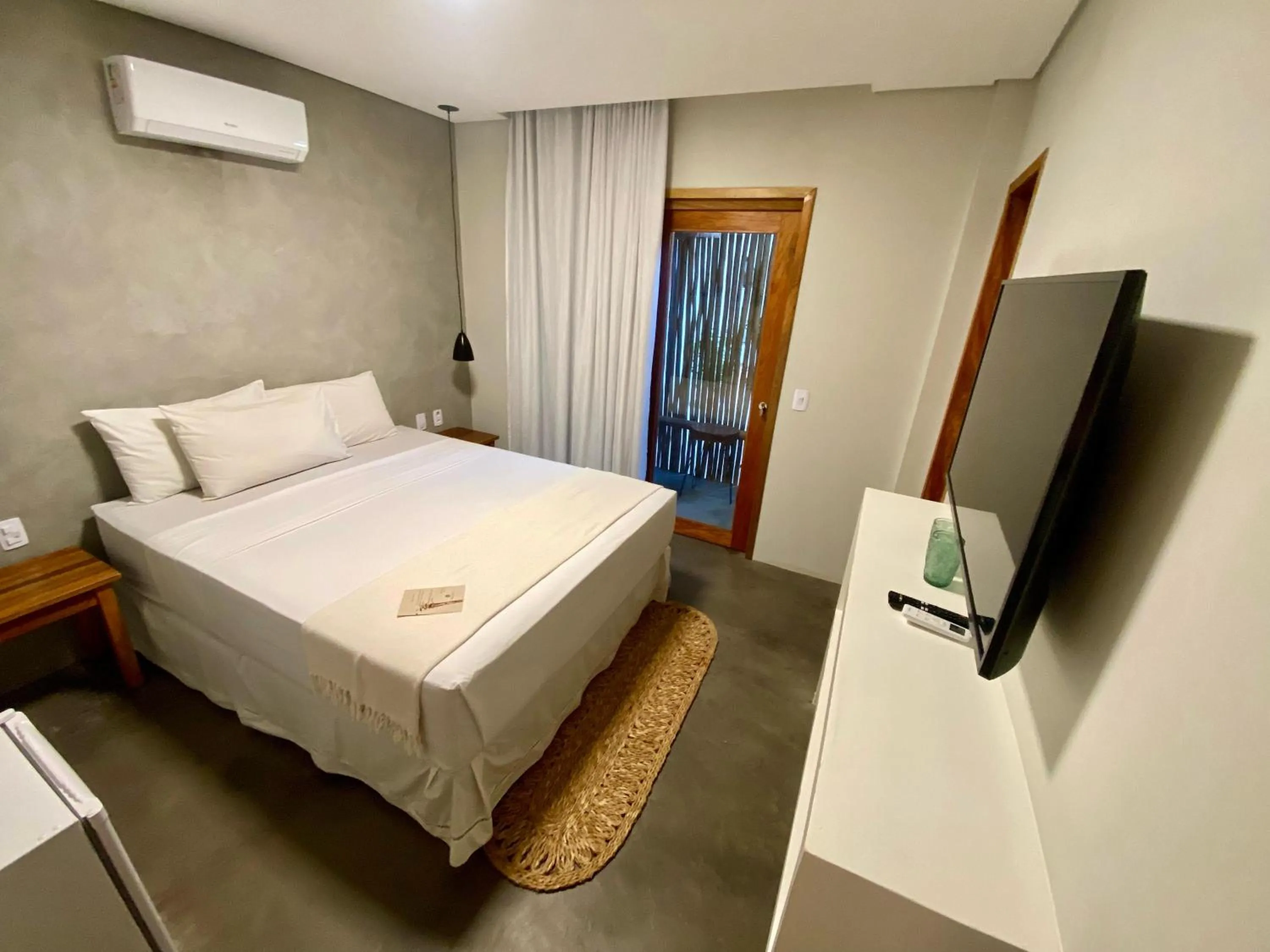 Bed in Pousada Baobá