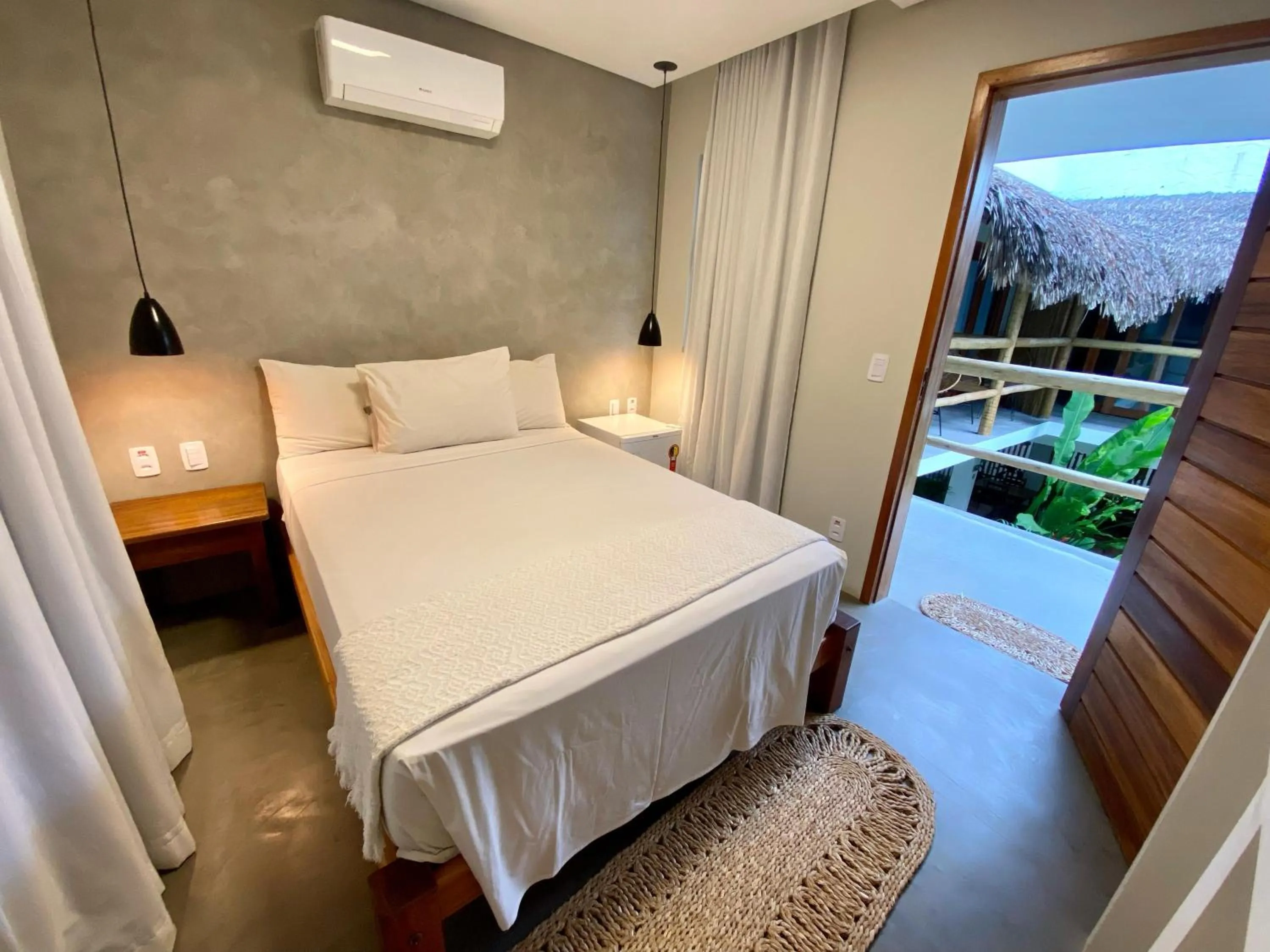 Bed in Pousada Baobá