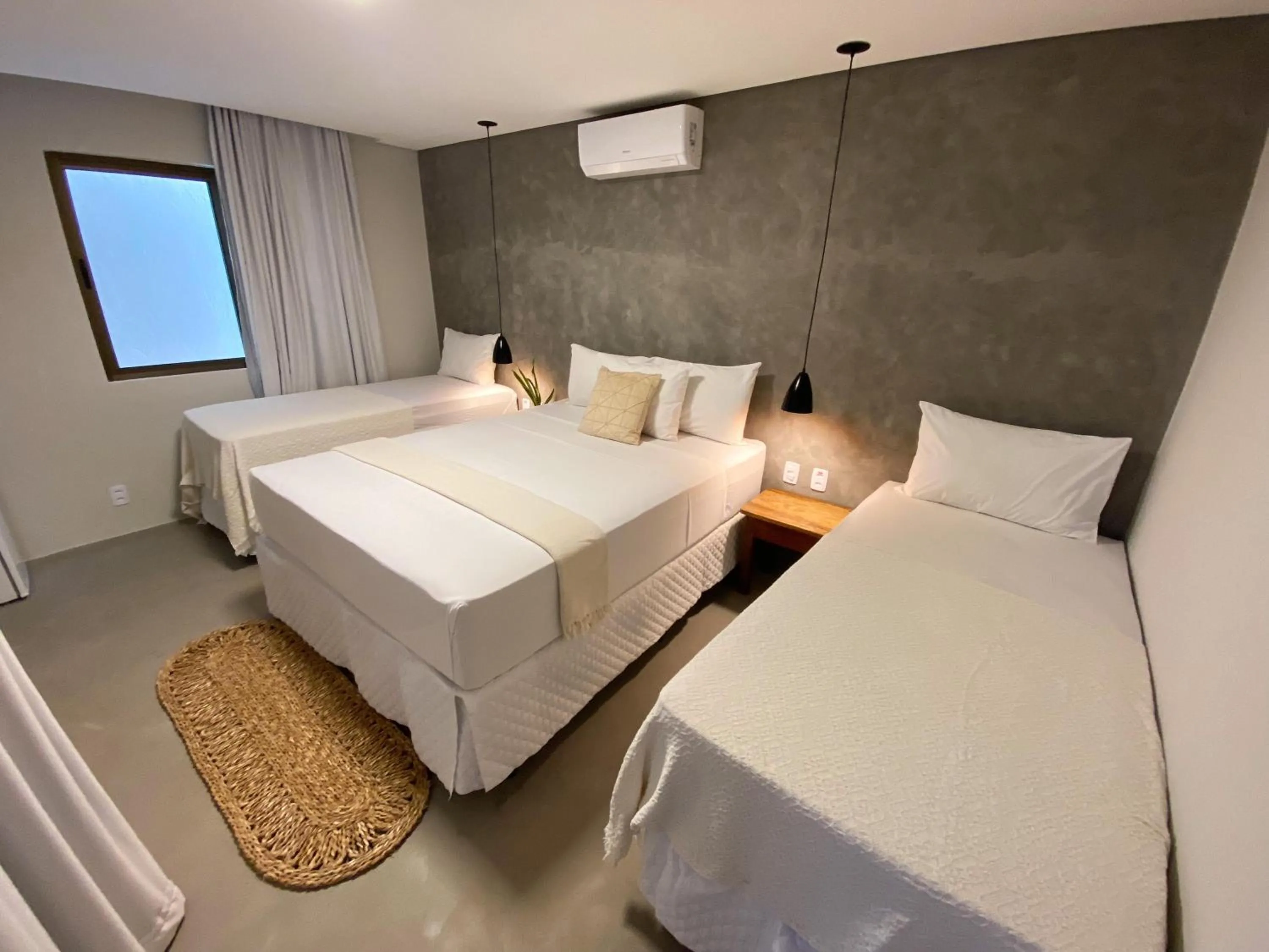 Bed in Pousada Baobá