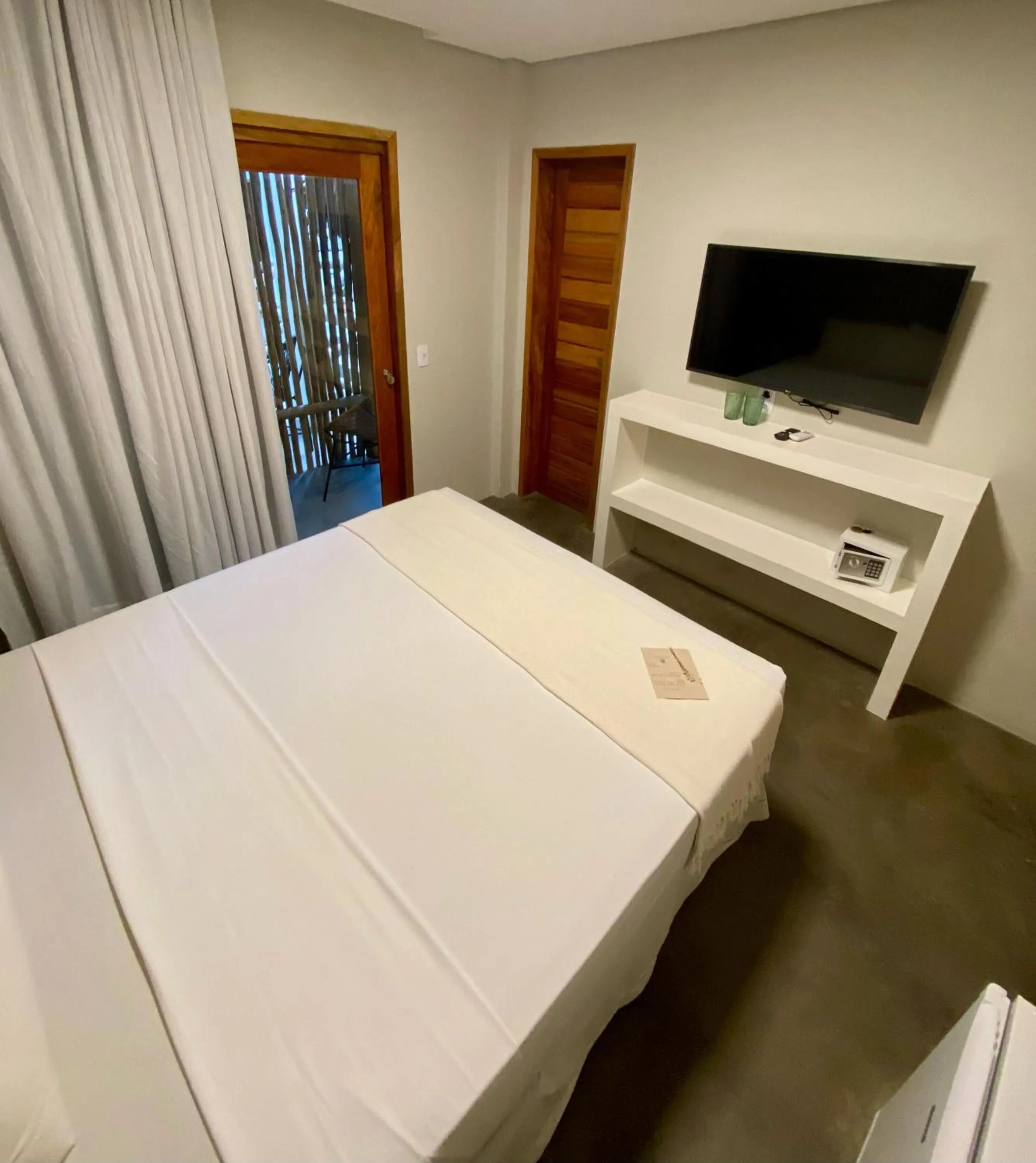 Bed in Pousada Baobá