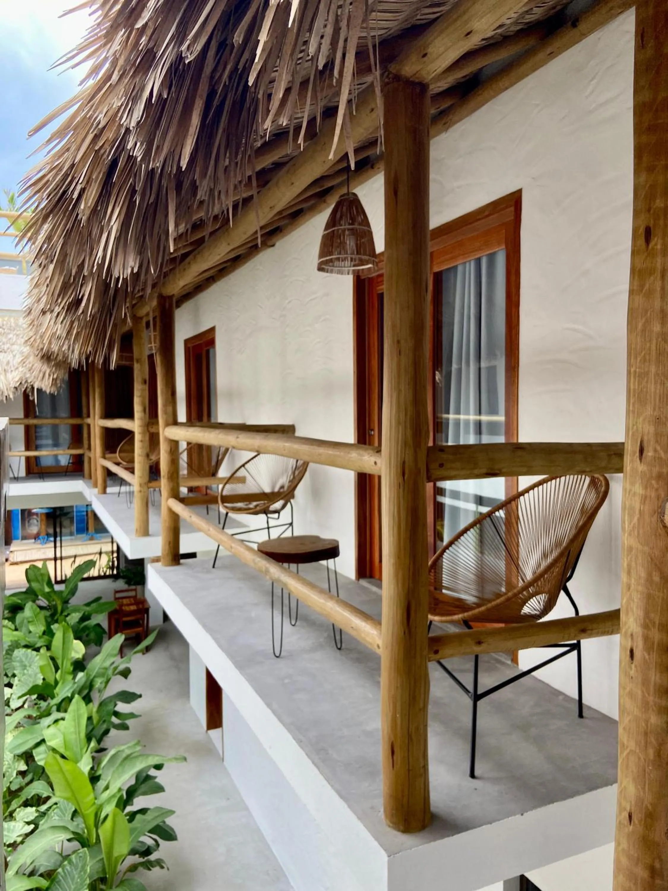 Balcony/Terrace in Pousada Baobá