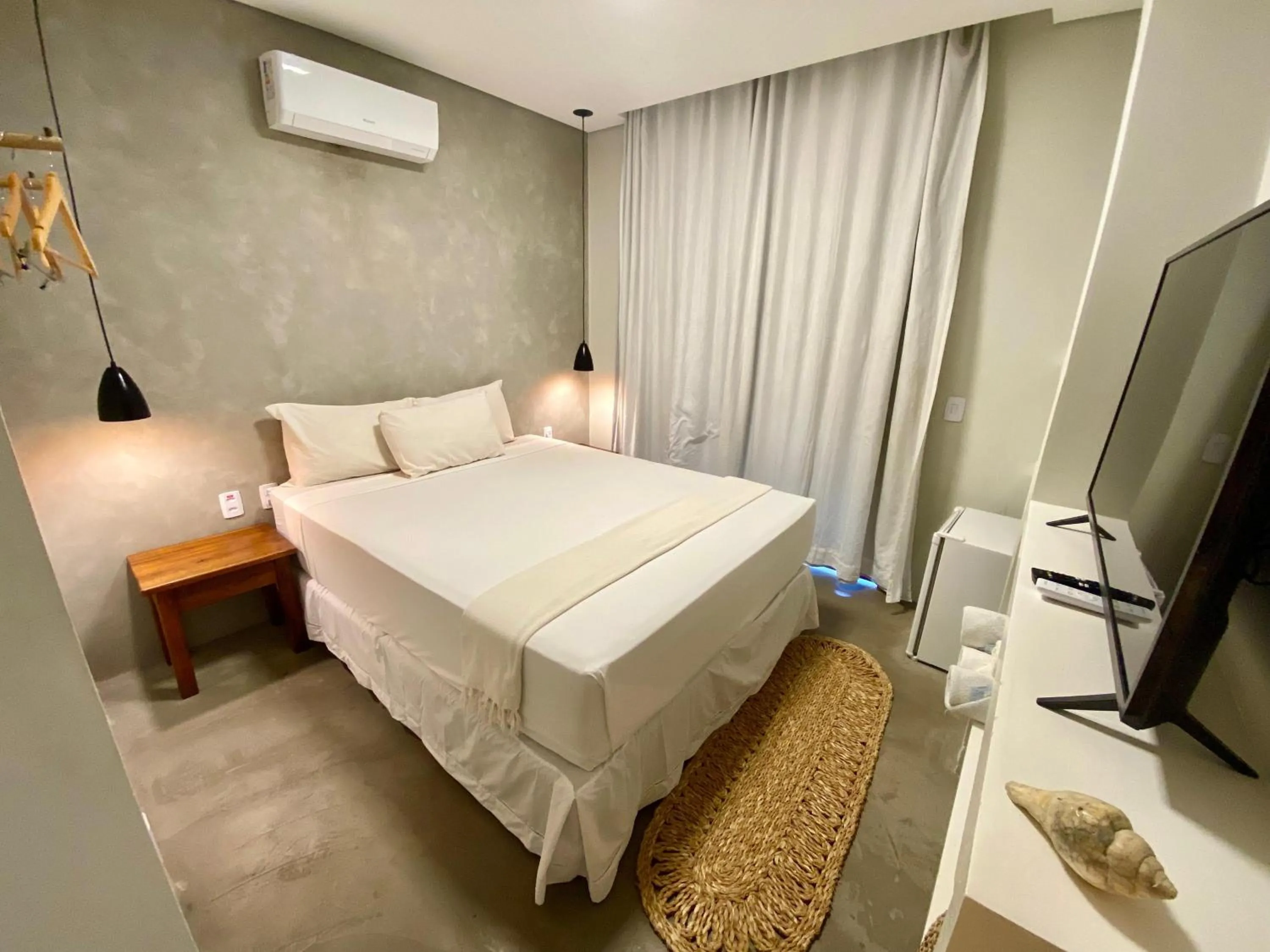 Bed in Pousada Baobá