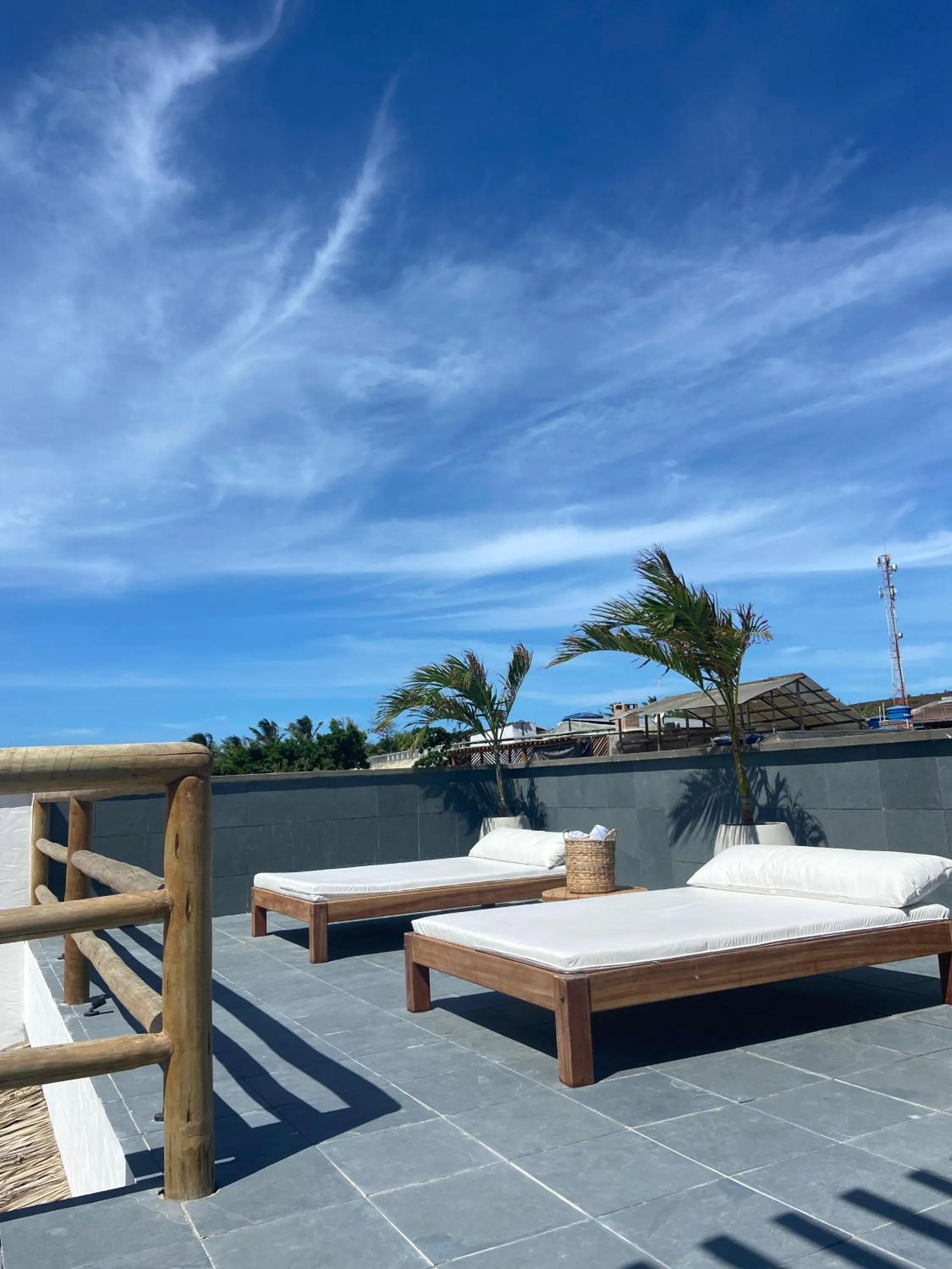 Balcony/Terrace in Pousada Baobá