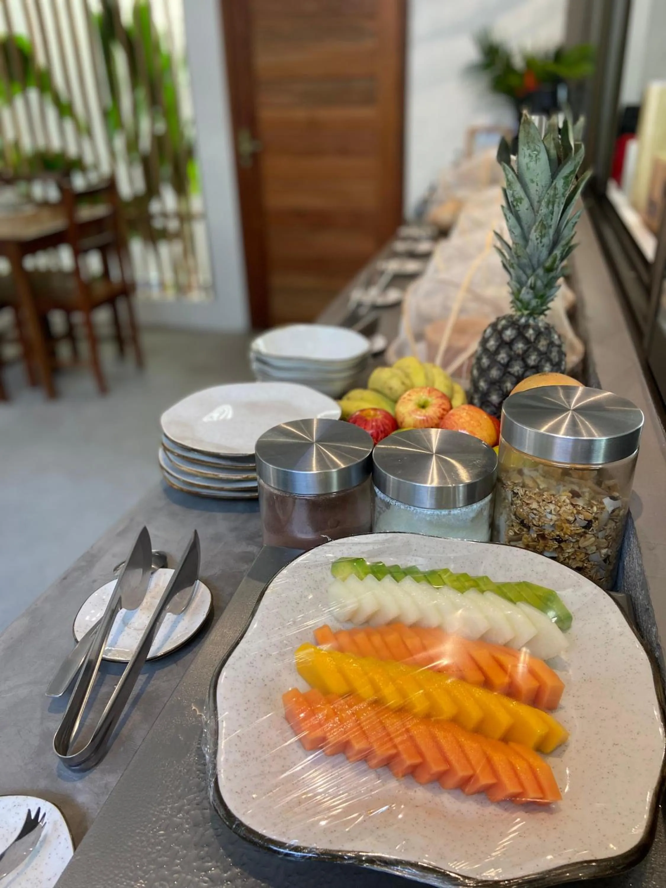 Food and drinks in Pousada Baobá