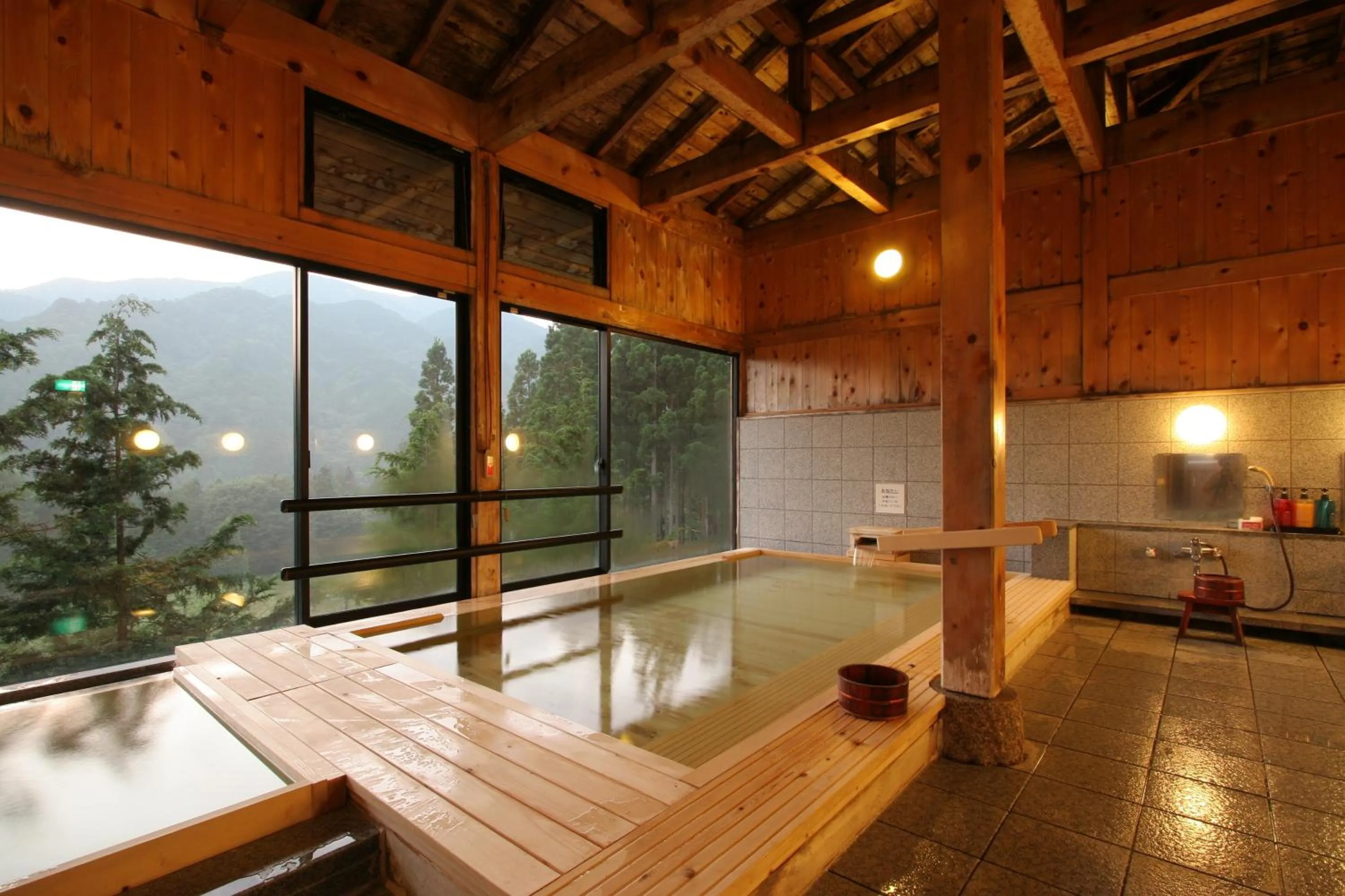 Hot Spring Bath in Hotel Fuki no Mori
