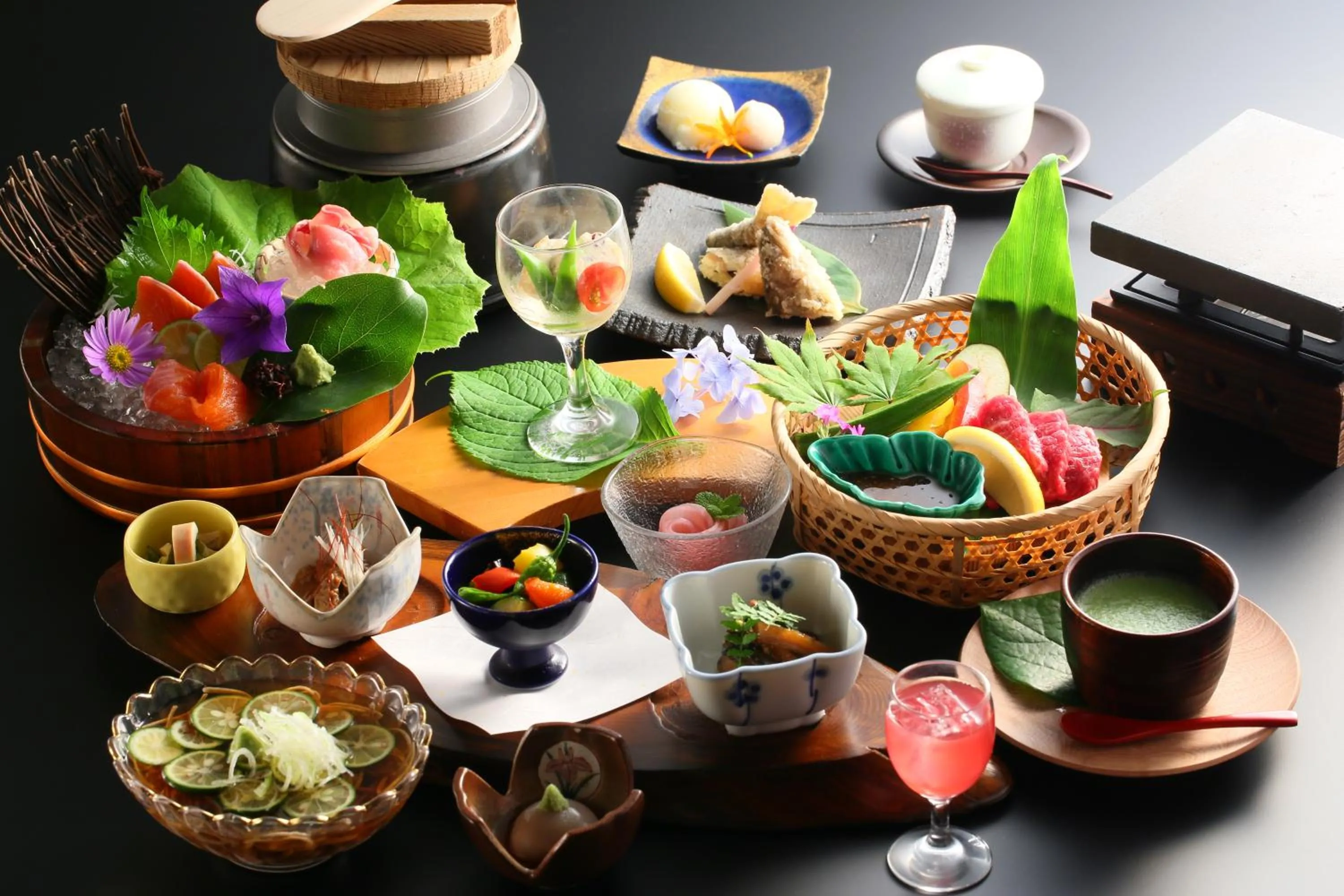 Dinner in Hotel Fuki no Mori