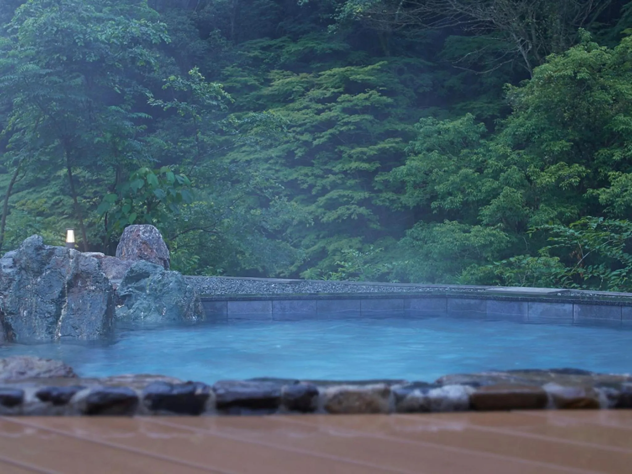 Hot Spring Bath in Okudogo Ichiyunomori