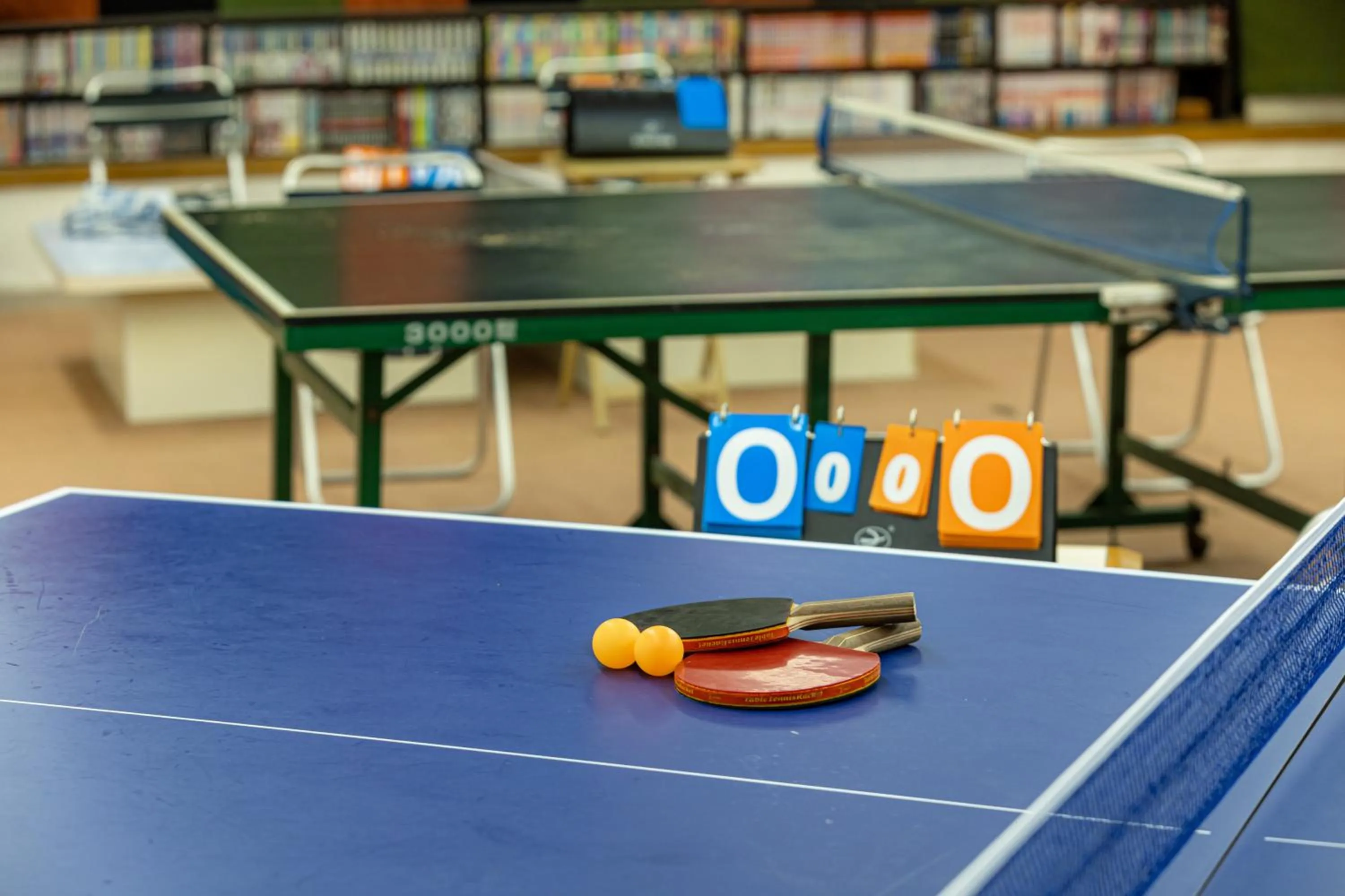 Table tennis in Okudogo Ichiyunomori