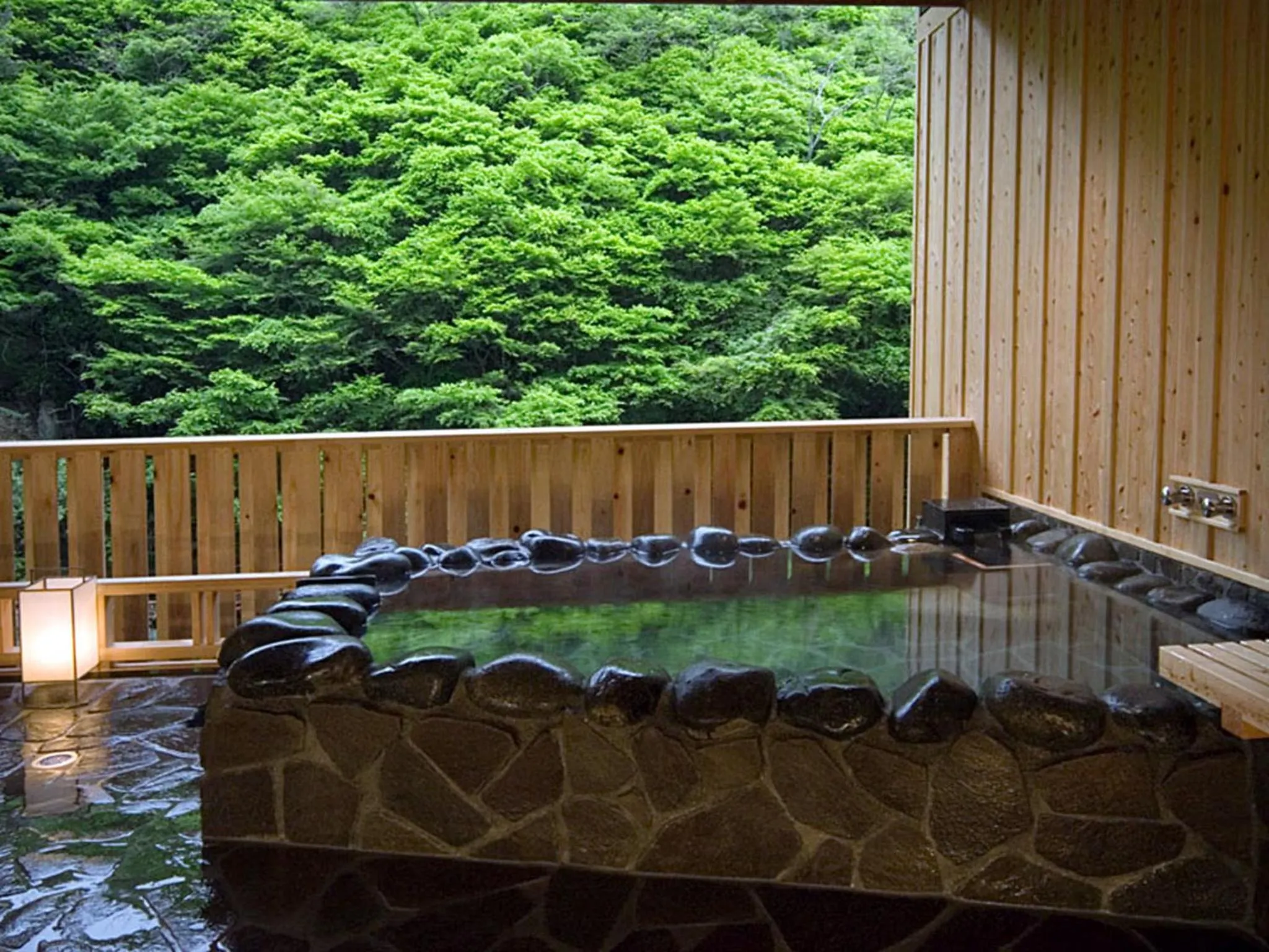 Hot Spring Bath in Okudogo Ichiyunomori