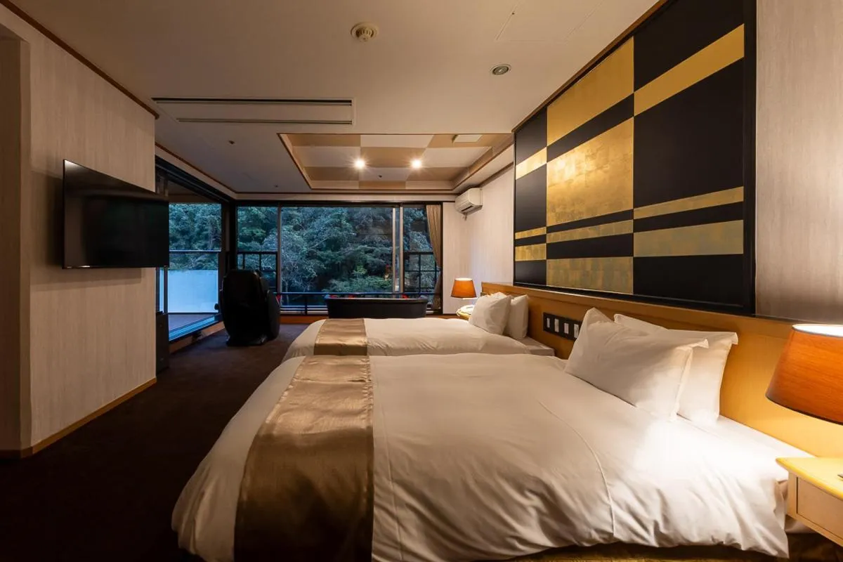 Bed in Okudogo Ichiyunomori