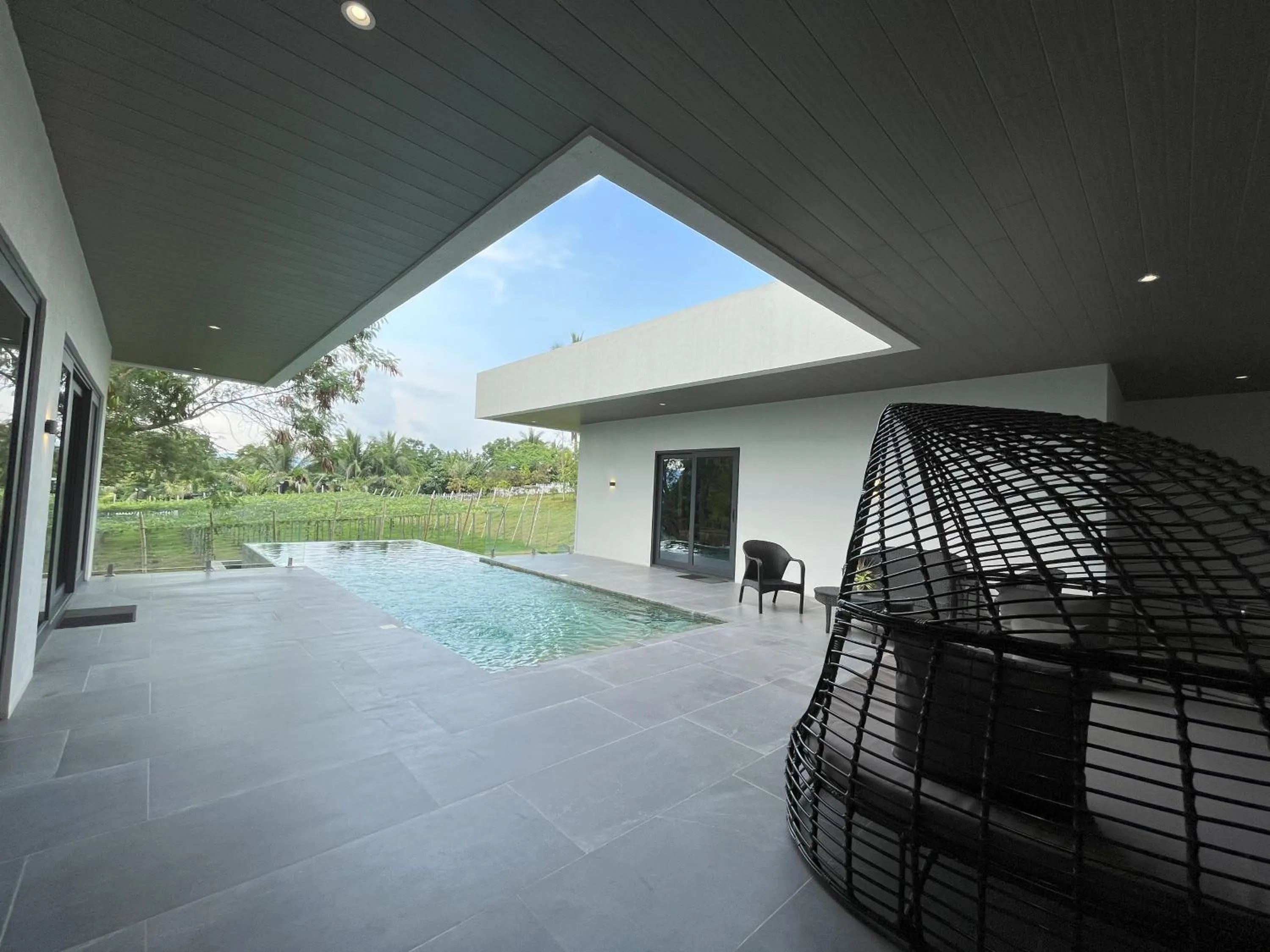 Pool view in The Vineyard at Tanauan