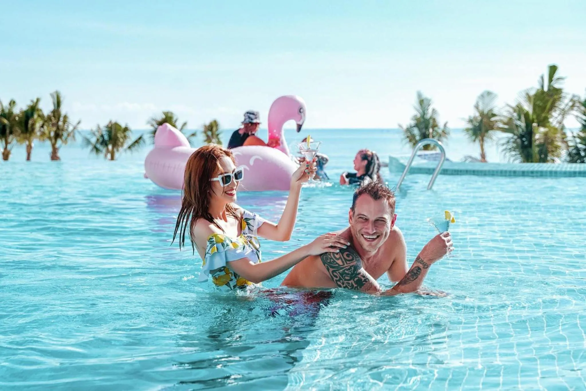 Swimming pool in The Oceanfront Apartment At Cam Ranh