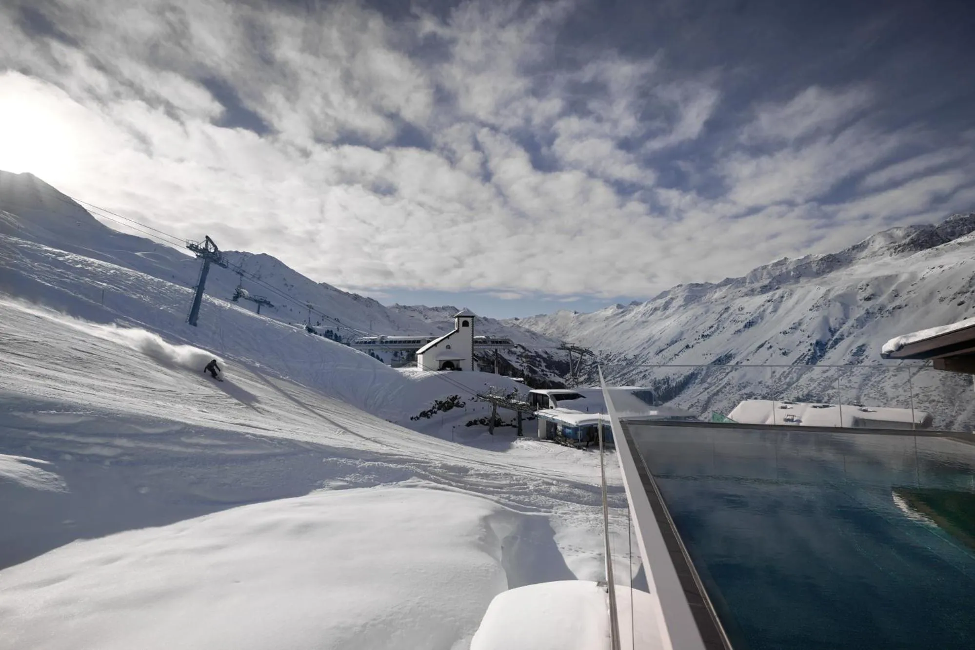 Swimming pool in TOP Hotel Hochgurgl