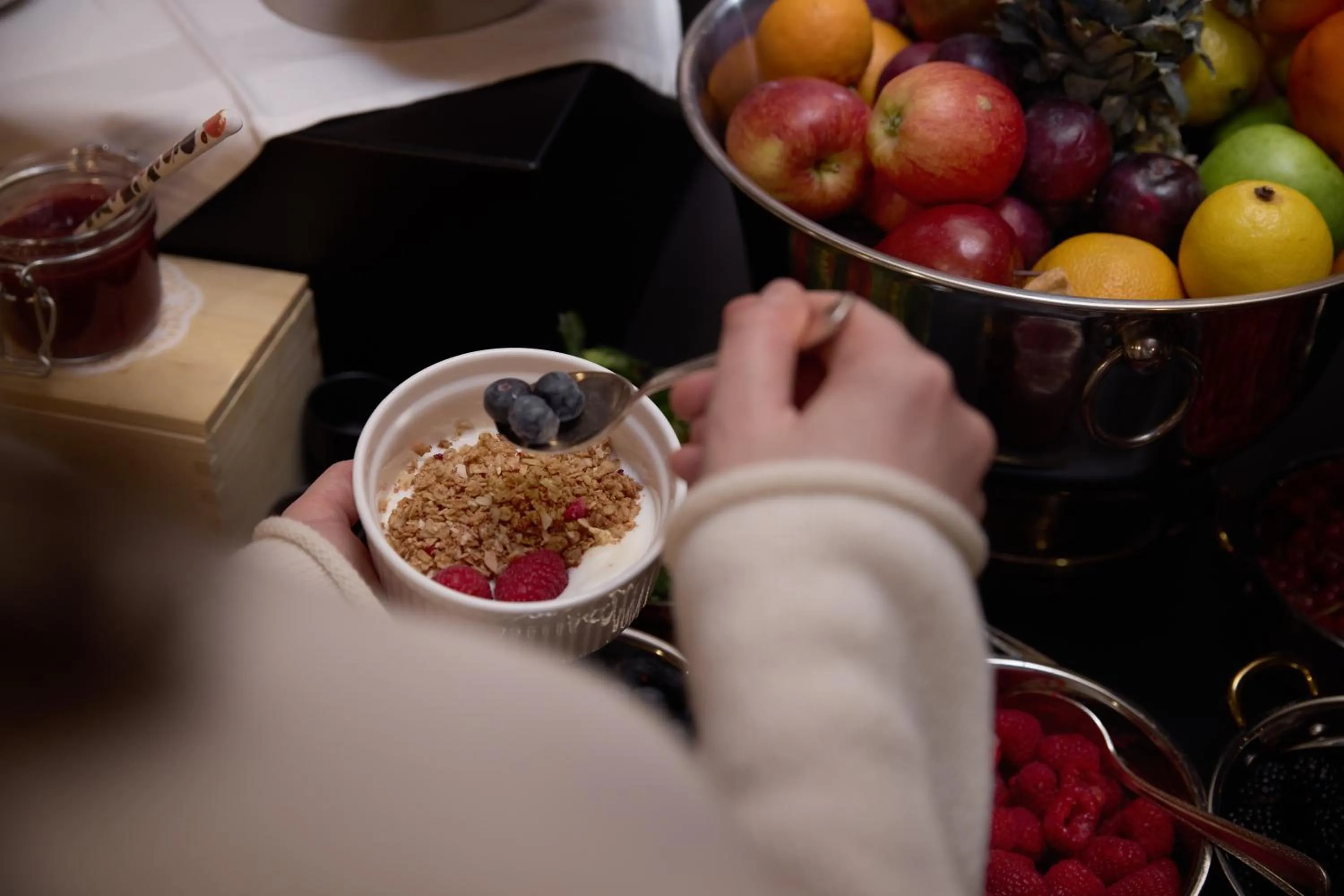 Breakfast in TOP Hotel Hochgurgl