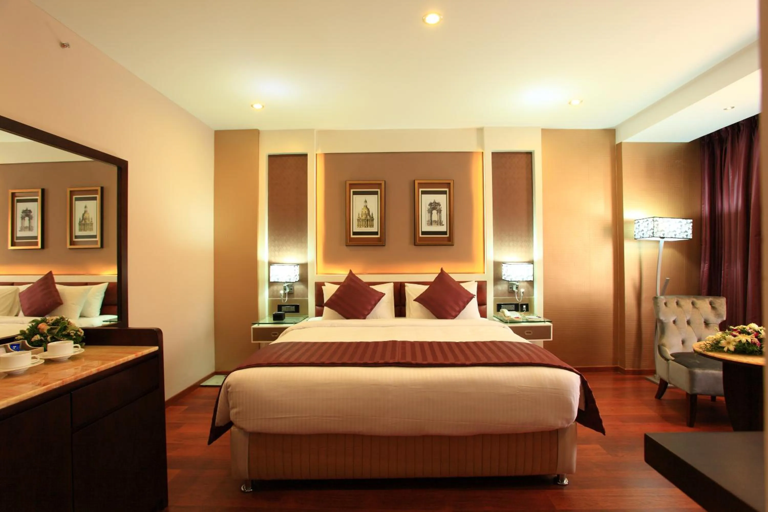 Photo of the whole room, Bed in The Pgs Vedanta