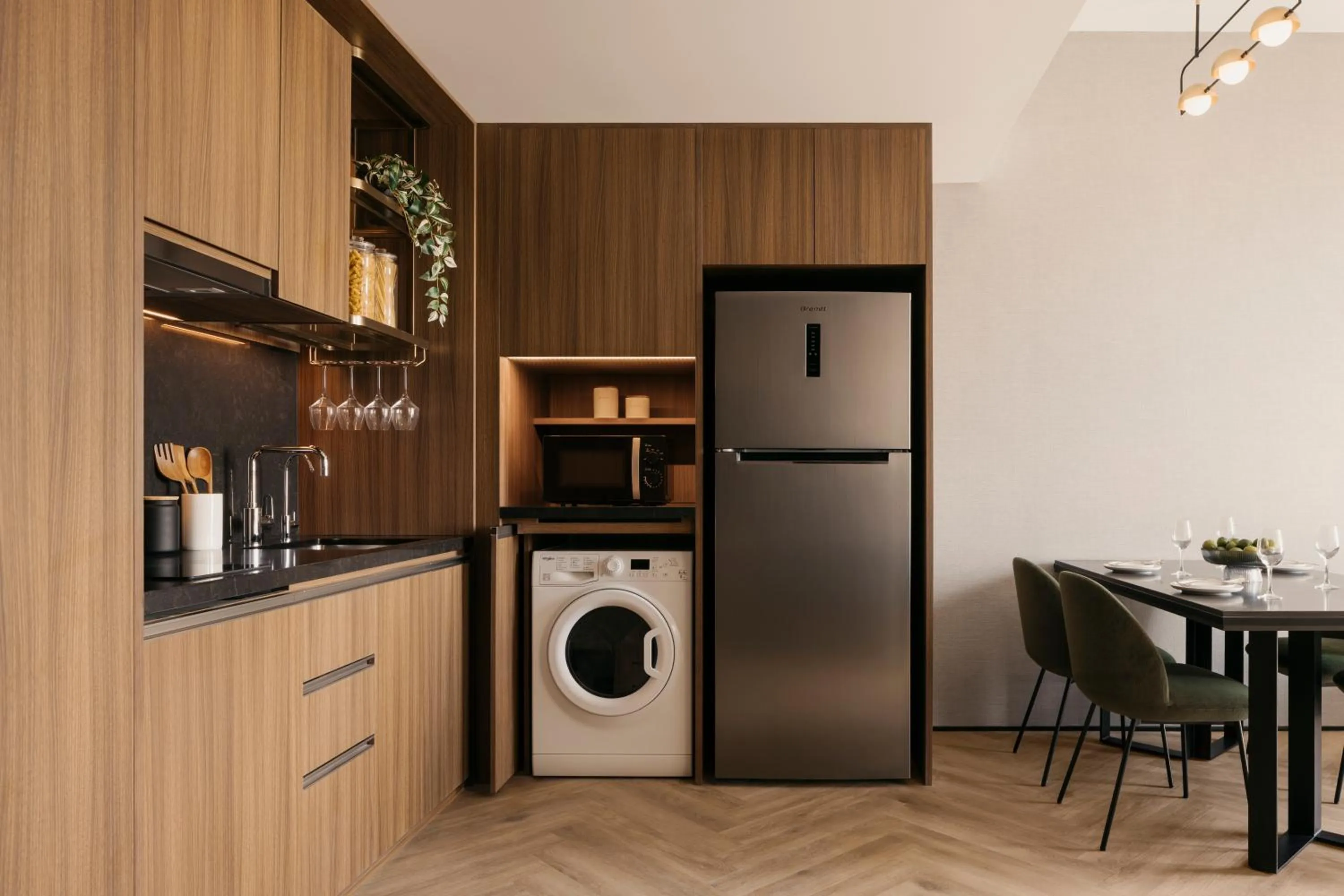 Kitchen or kitchenette in Quincy House Singapore by Far East Hospitality