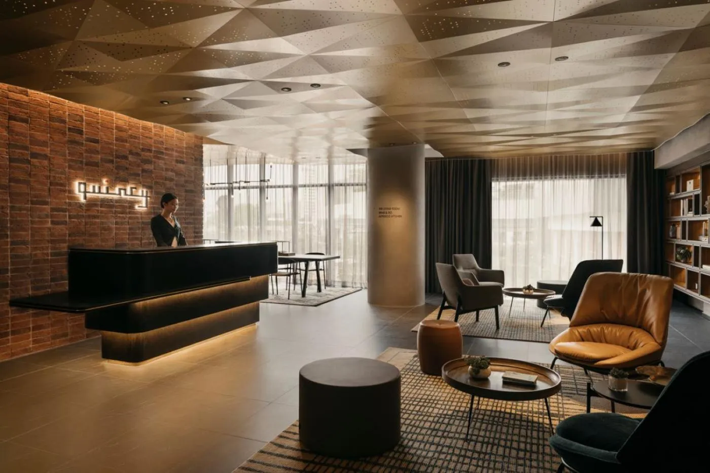 Communal lounge/ TV room in Quincy House Singapore by Far East Hospitality