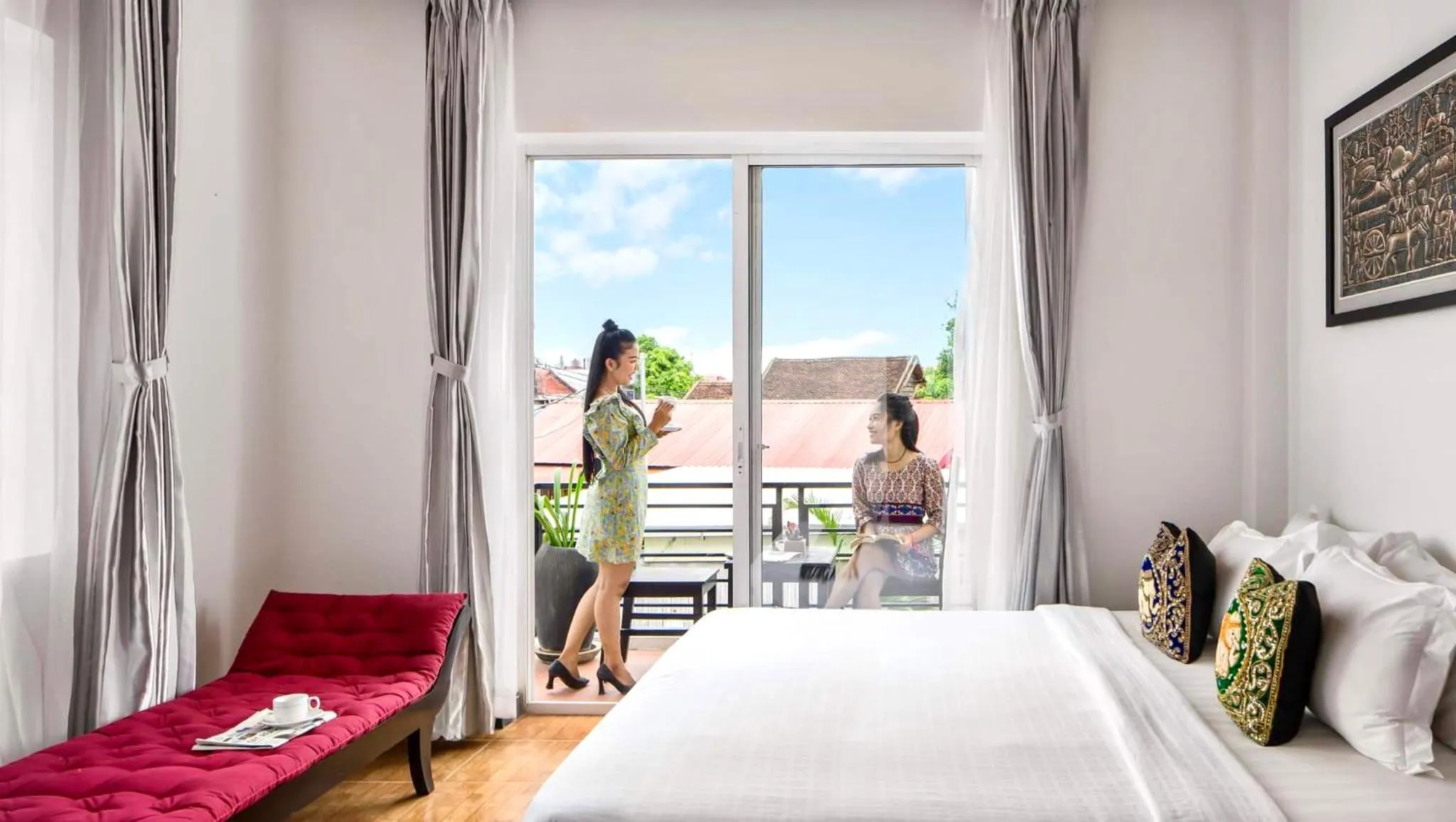 Bed in Golden Orchid Angkor