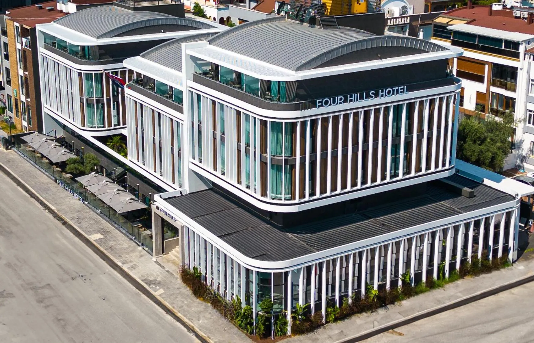 Property building in Four Hills Hotel