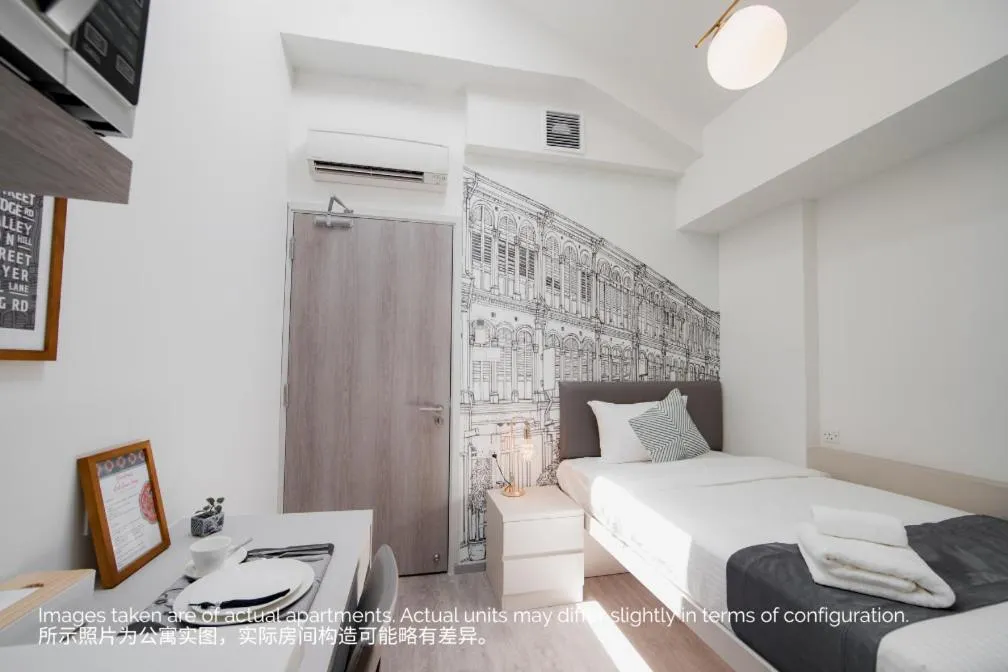 Bed in Heritage Collection on Chinatown - Mobile App Check-In