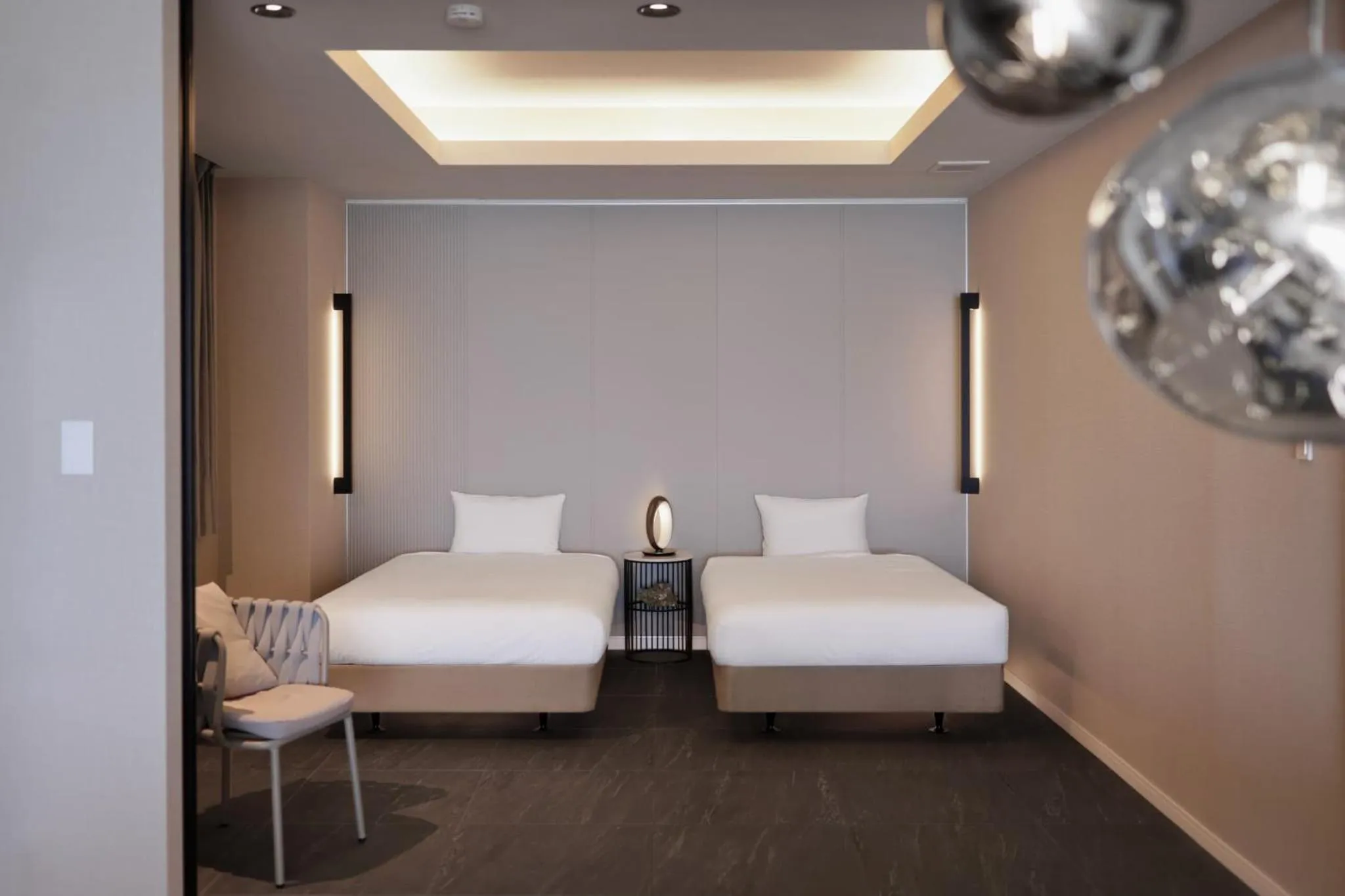 Bed in Crystal Villa Miyakojima Sunayama Beach