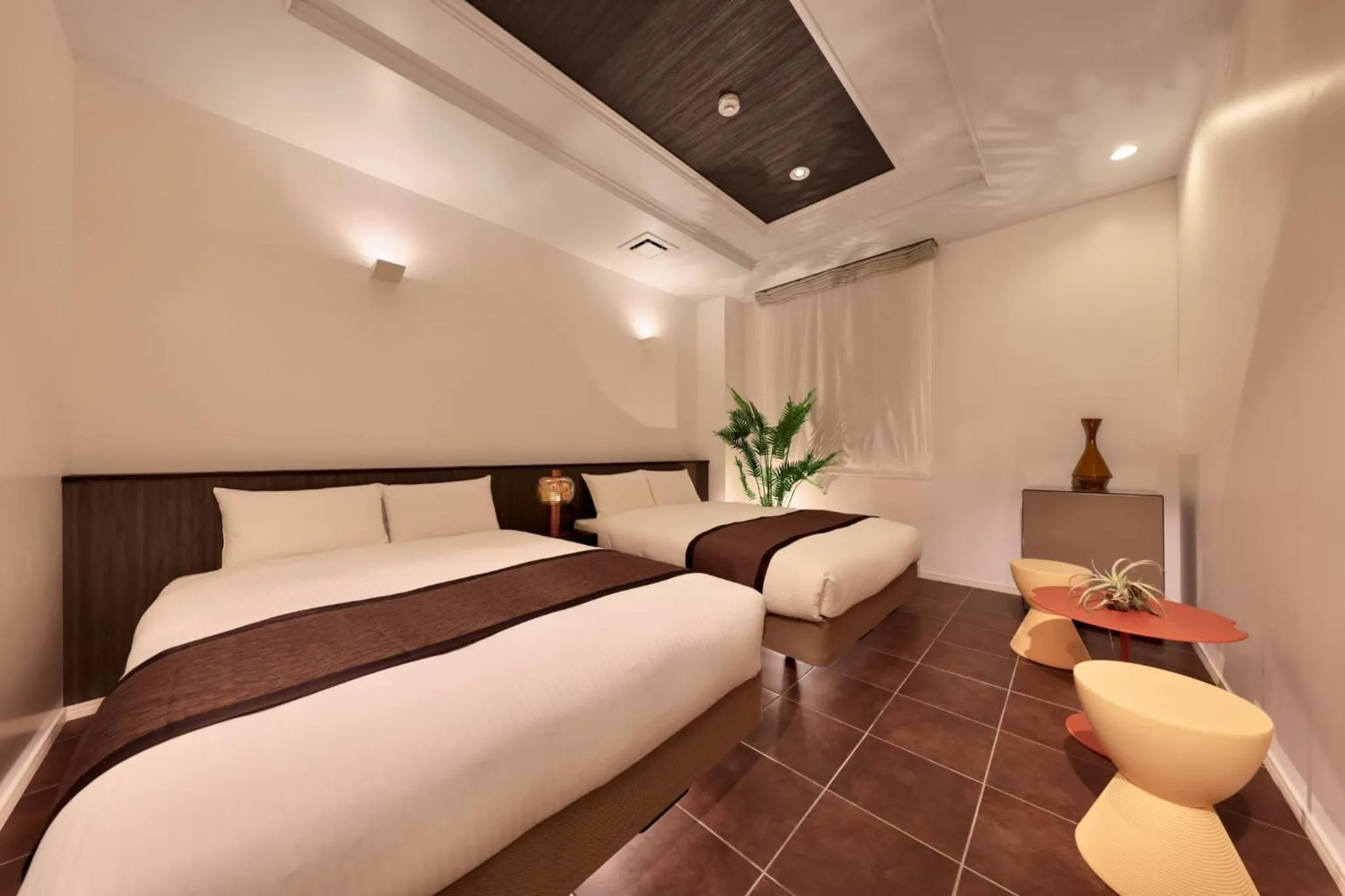 Bed in Crystal Villa Miyakojima Sunayama Beach