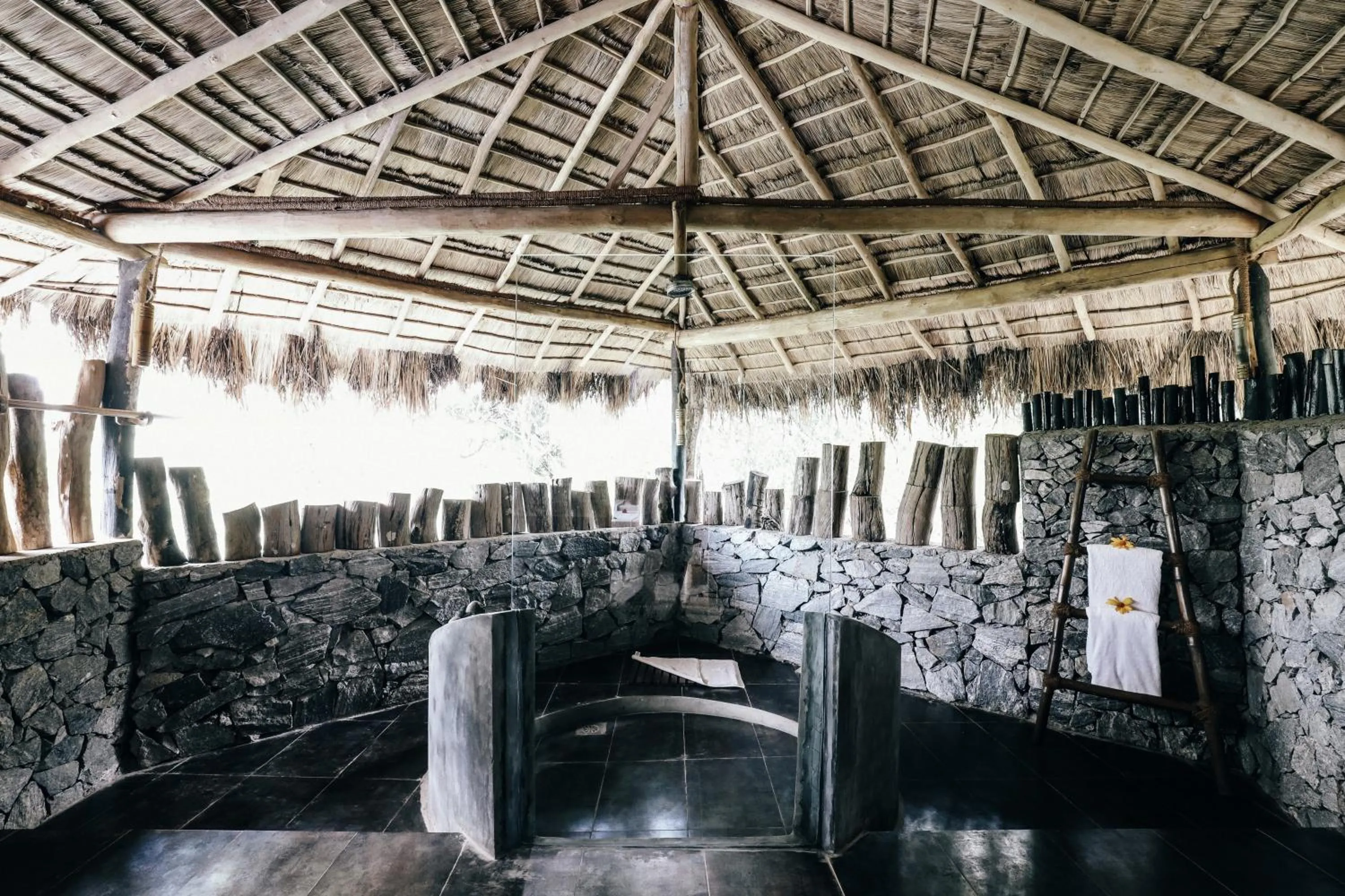 Bathroom in Gal Oya Lodge