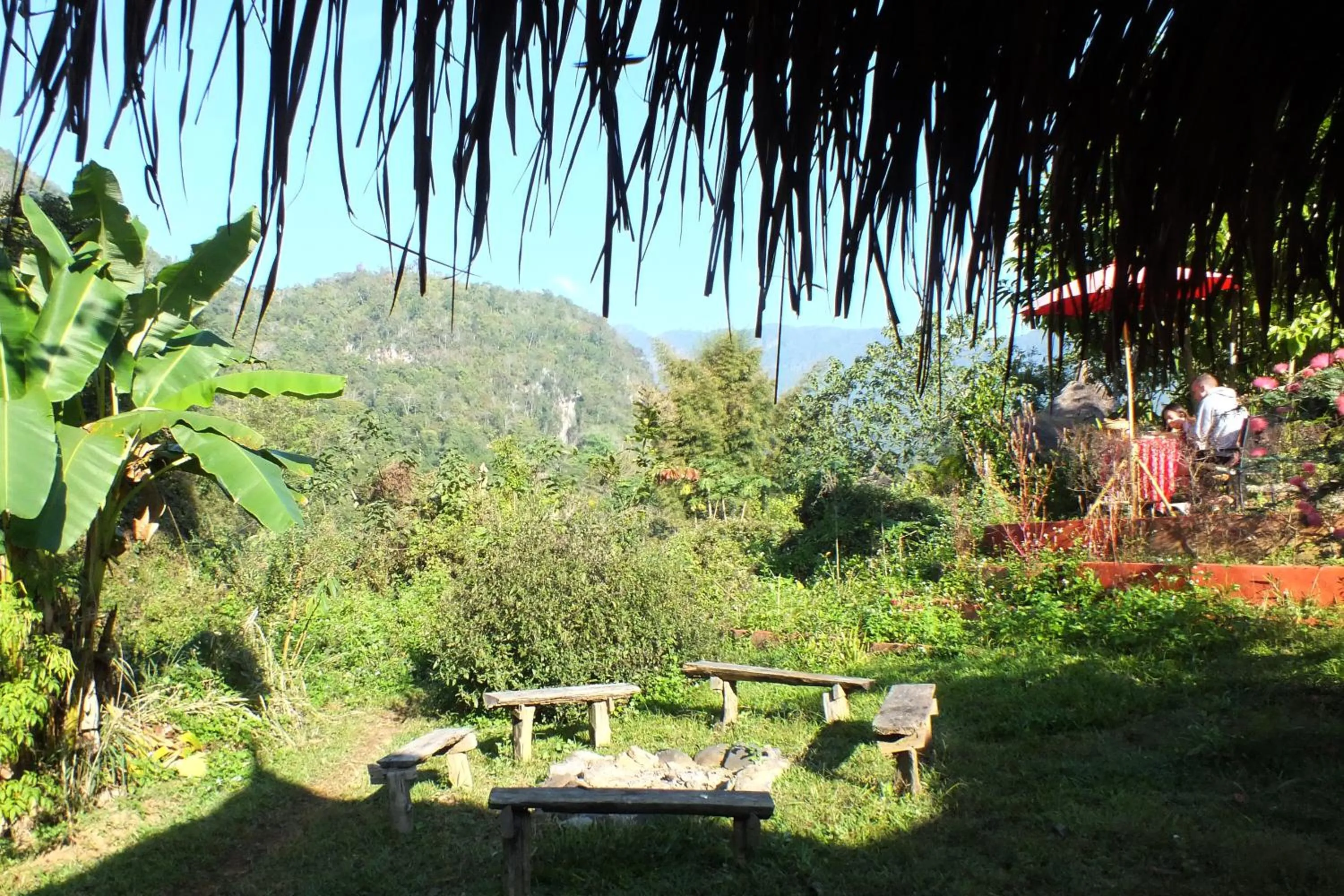 Garden in Chiang Dao Roundhouses