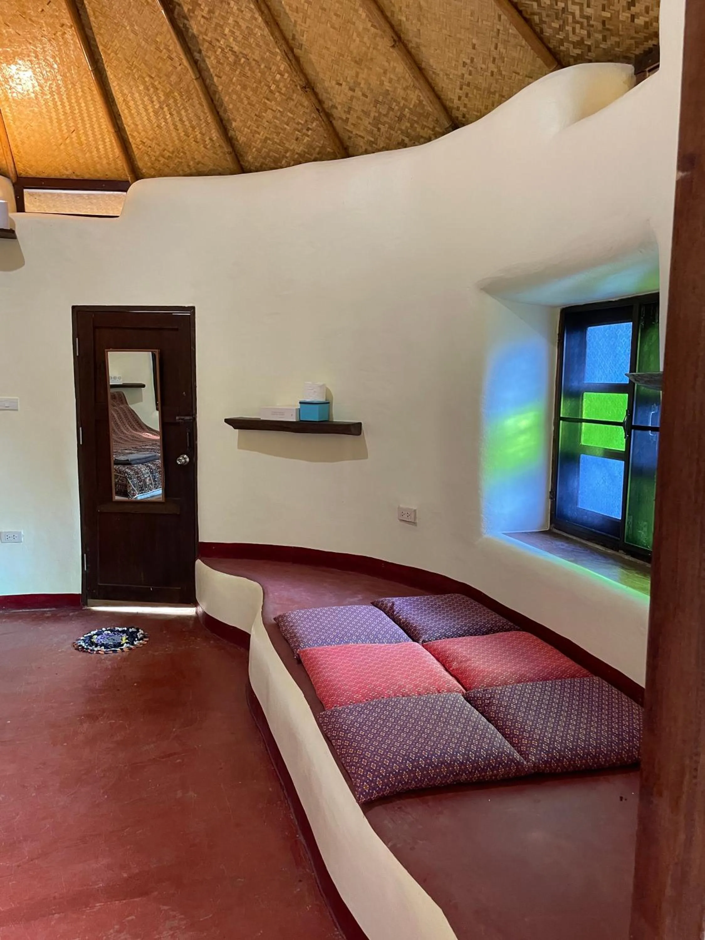 Bedroom, Bed in Chiang Dao Roundhouses