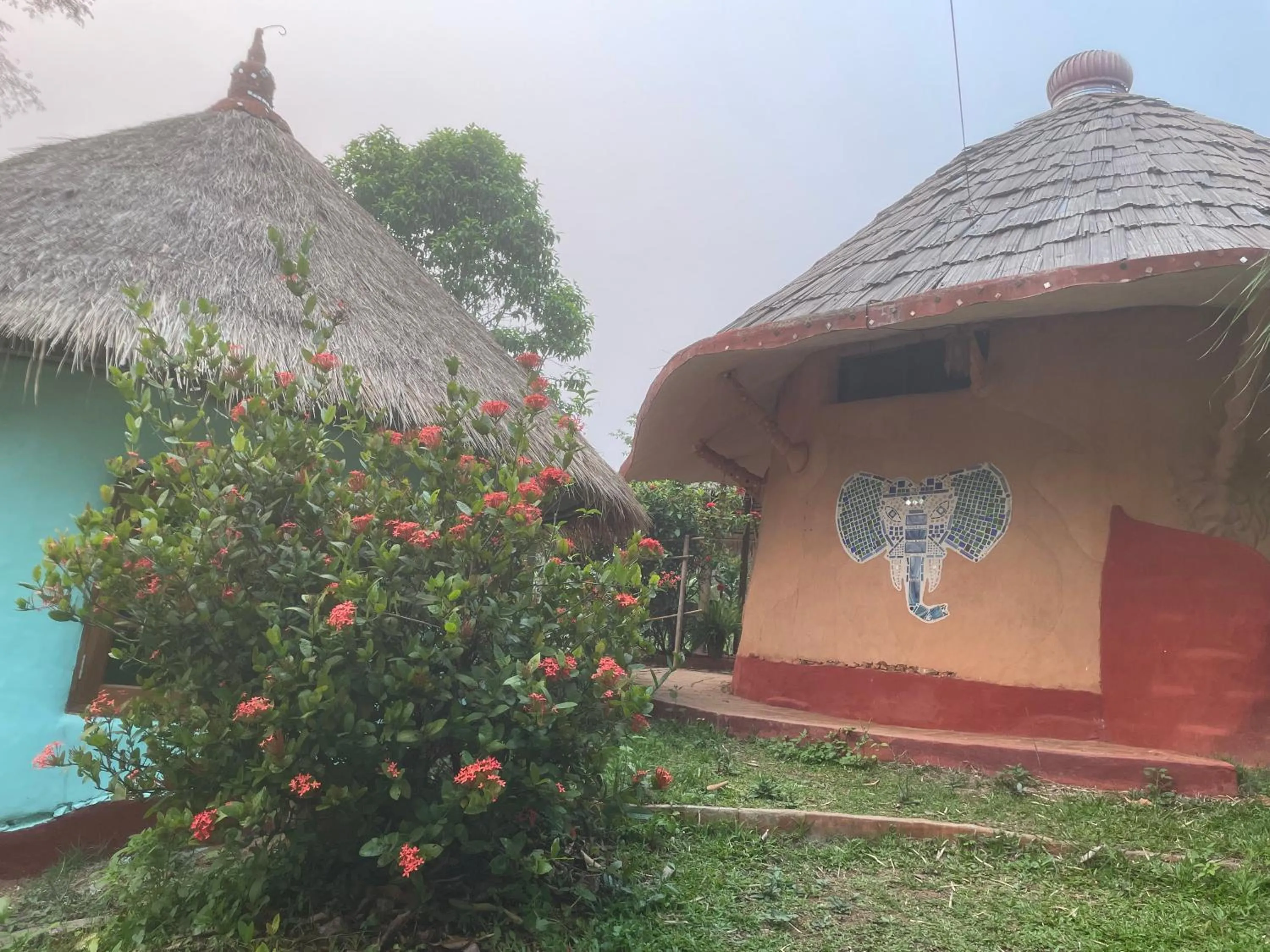 Facade/entrance in Chiang Dao Roundhouses
