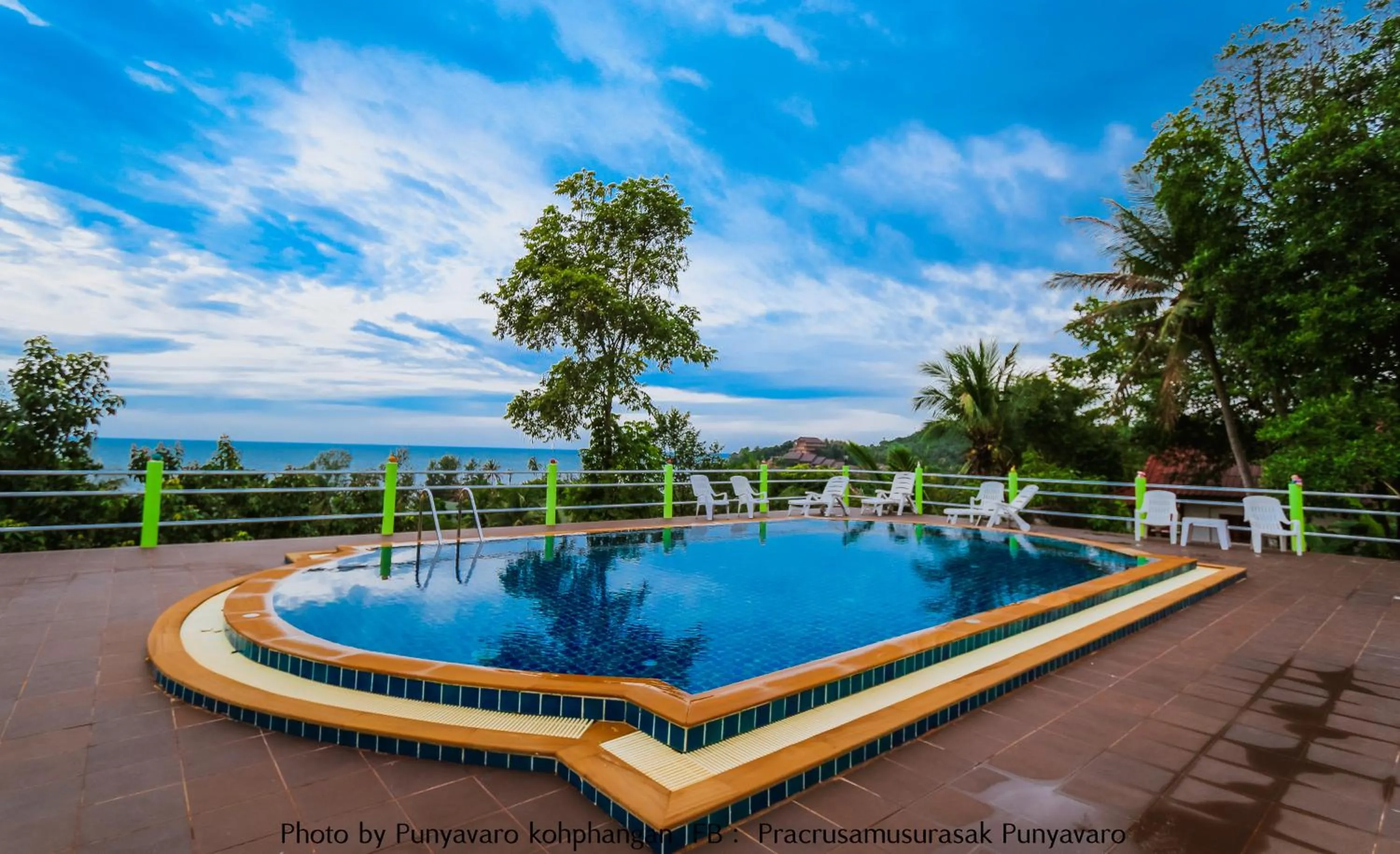 Swimming pool in J.B.Hut Bungalows