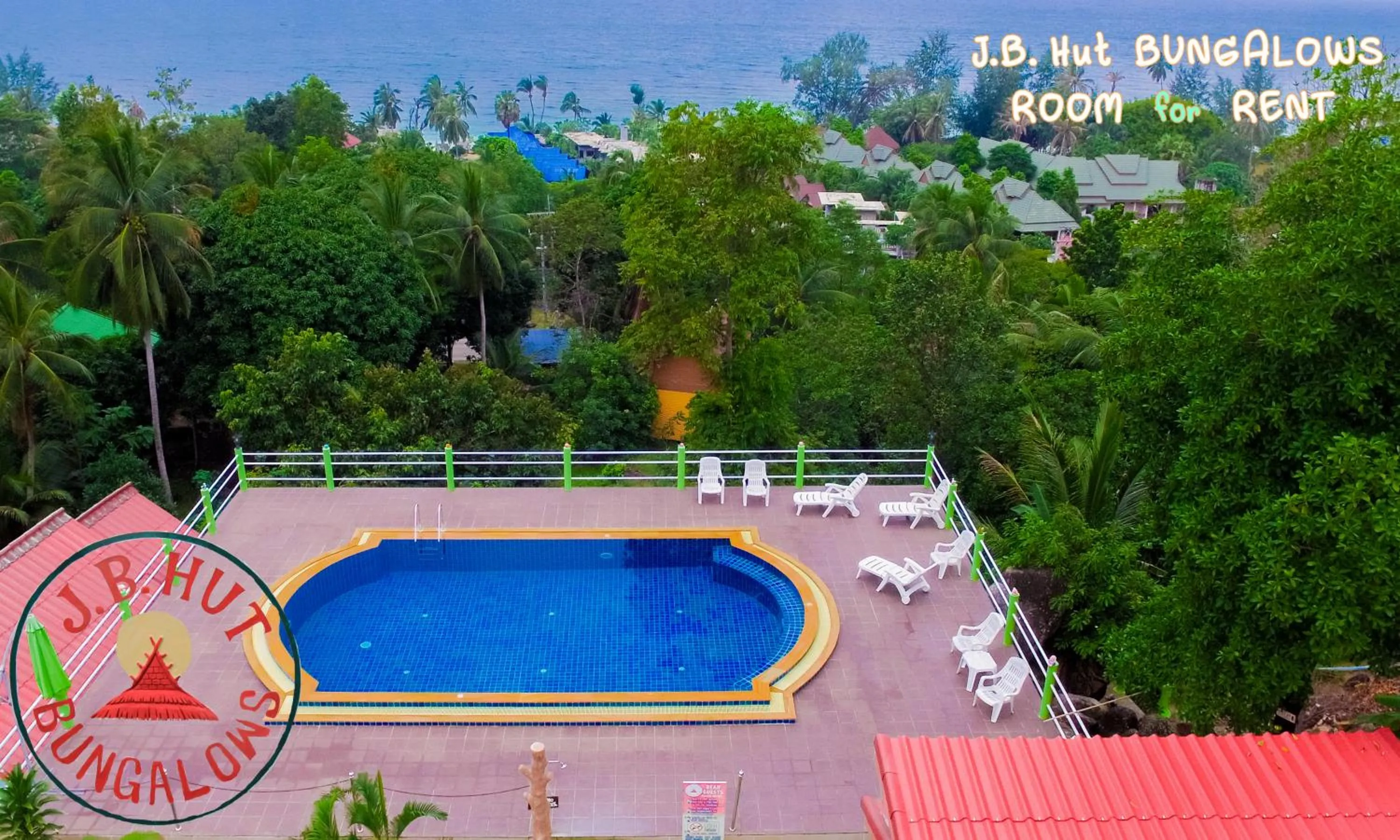 Swimming pool in J.B.Hut Bungalows