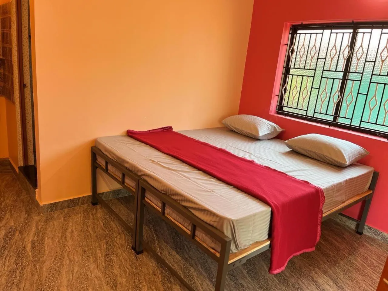 Bed in HostelVK Gokarna