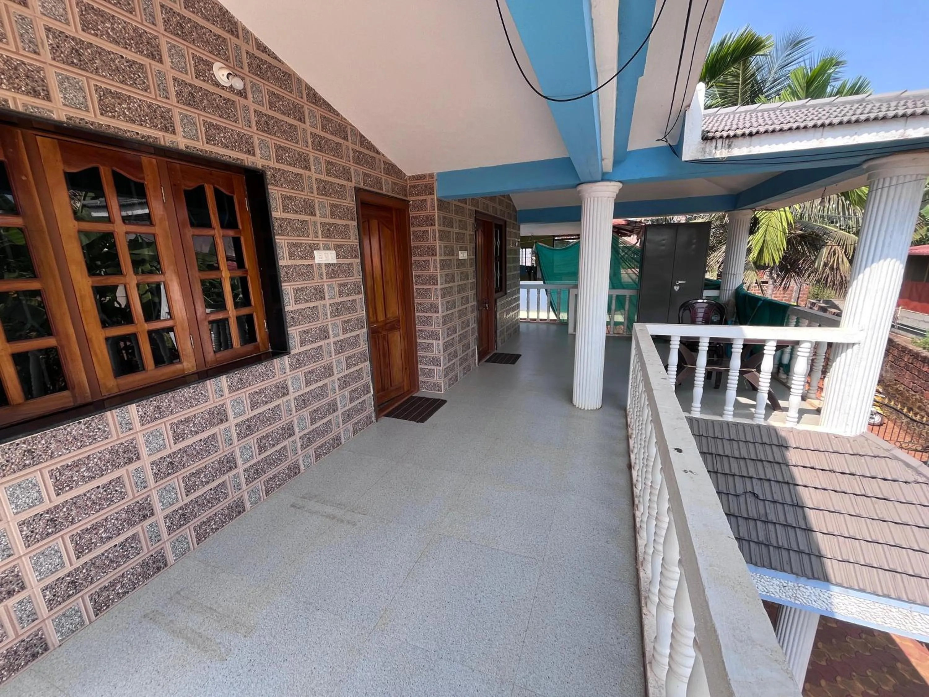 Balcony/Terrace in HostelVK Gokarna