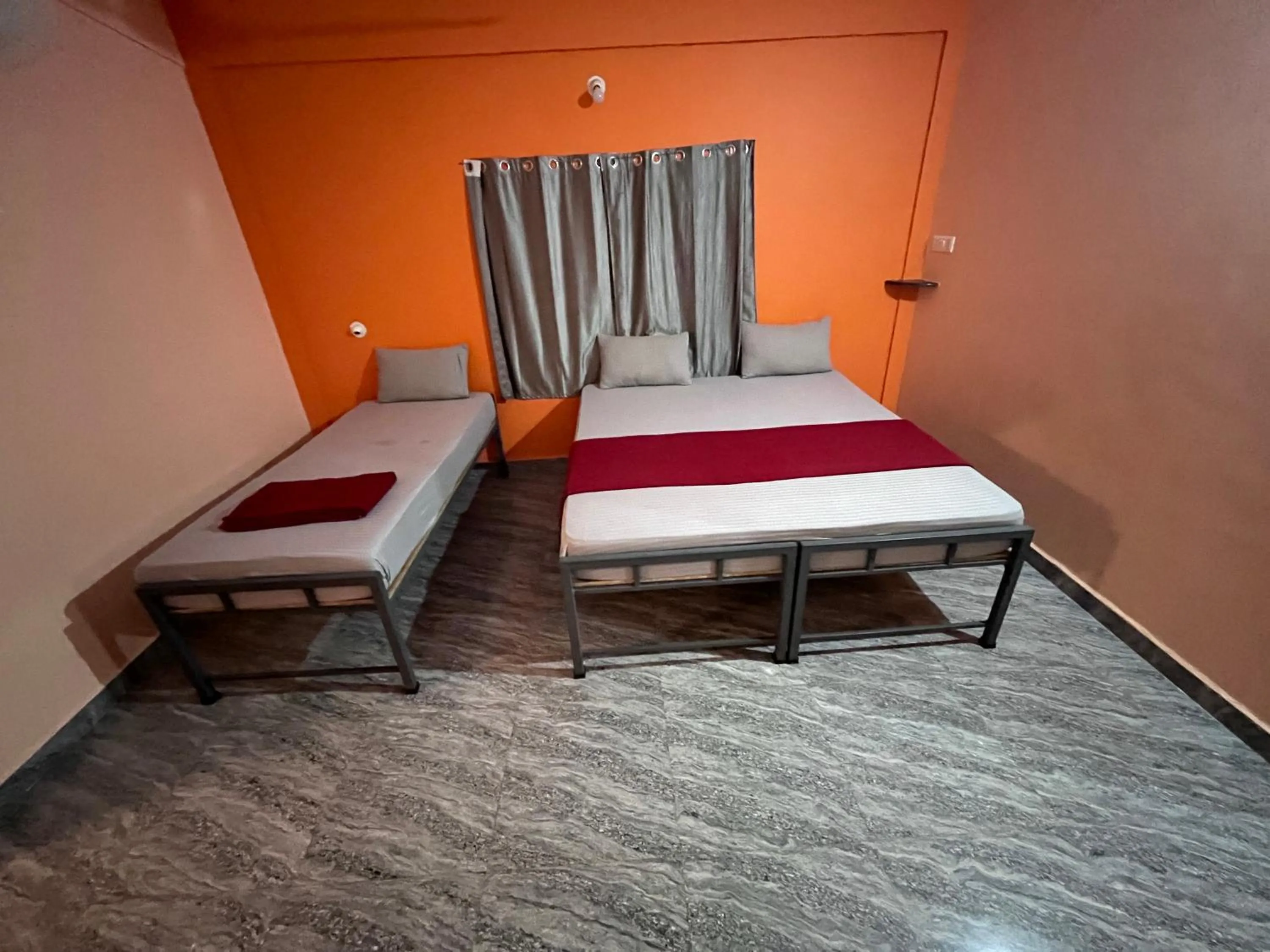 Bed in HostelVK Gokarna