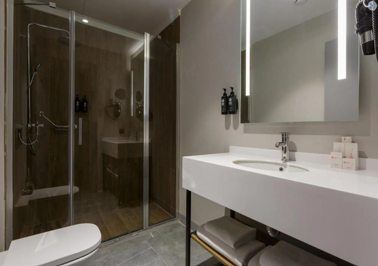 Shower in Ramada Encore by Wyndham Istanbul Arnavutkoy