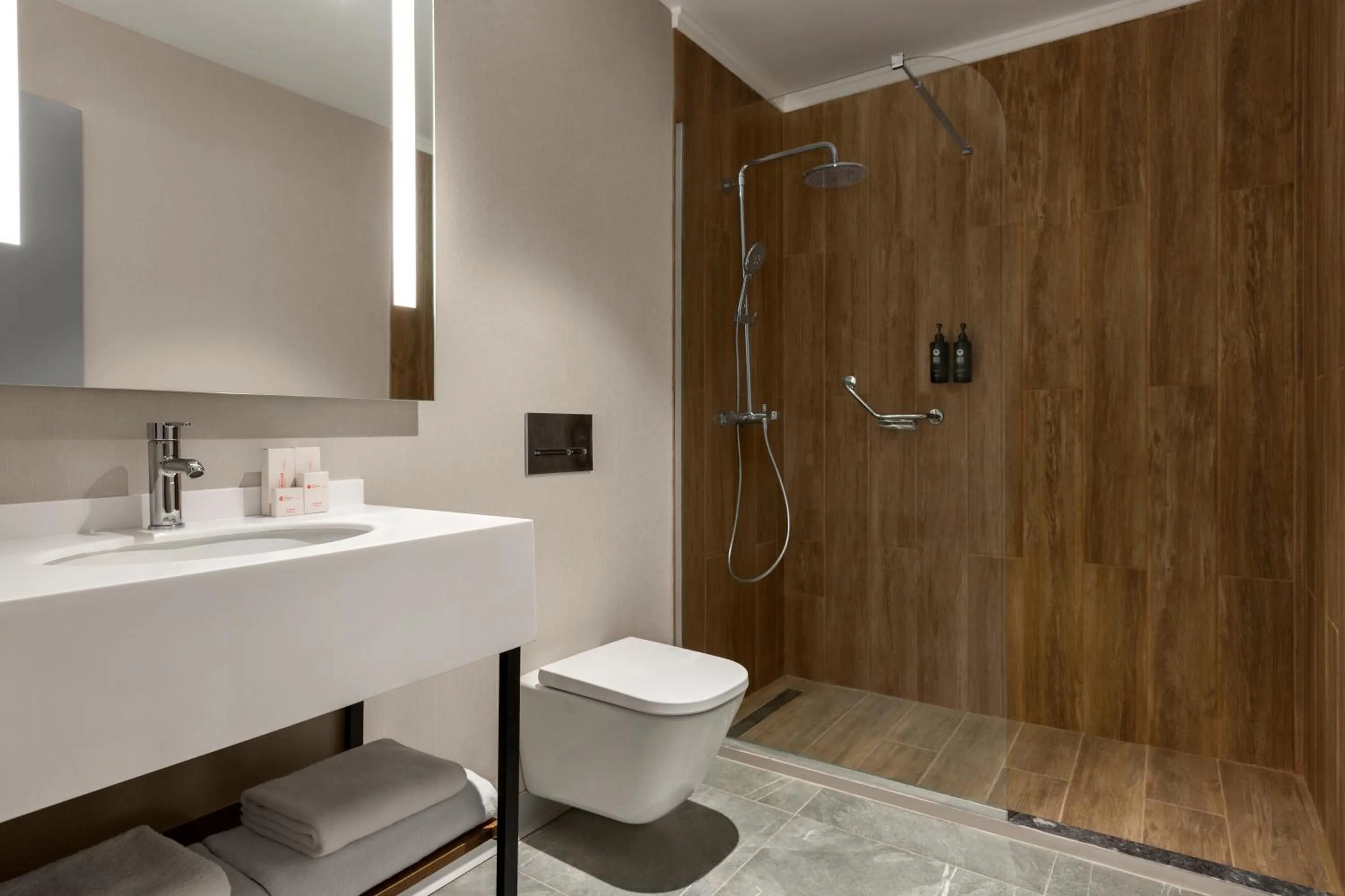 Shower in Ramada Encore by Wyndham Istanbul Arnavutkoy